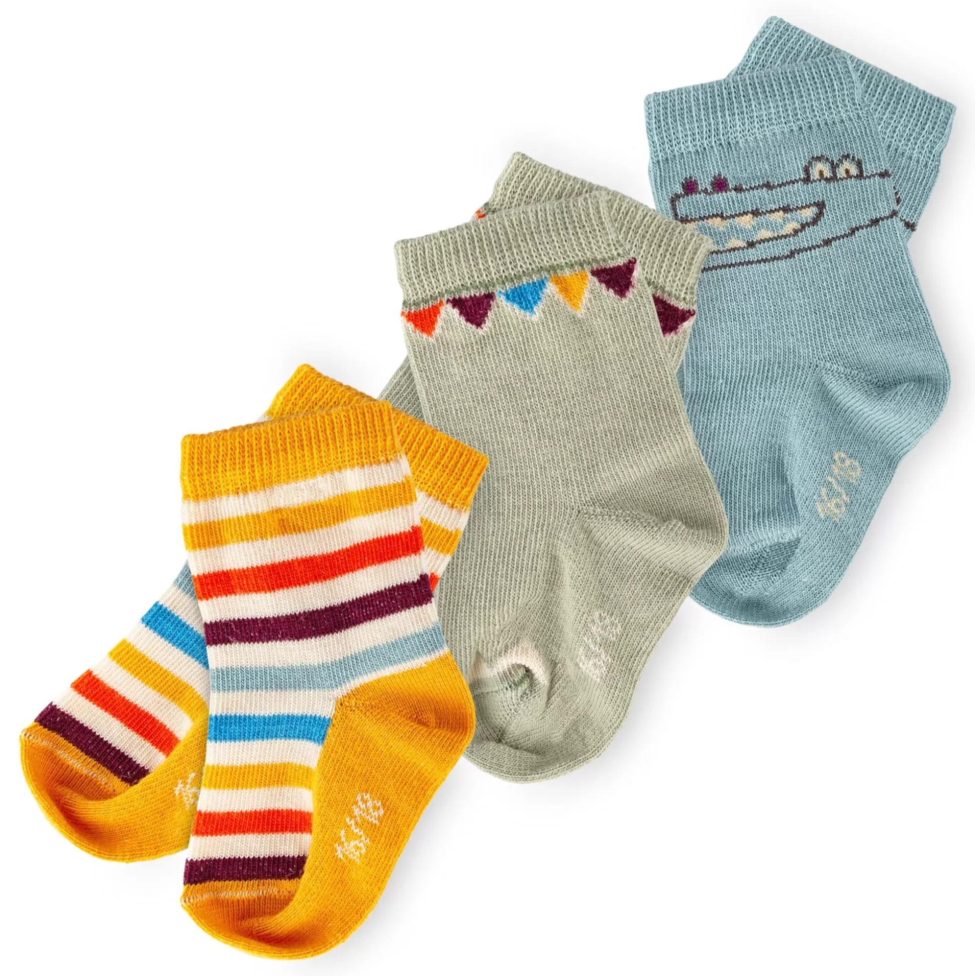 Bebe Sigikid Baby 3Er Socken-Set Happy Crocodile