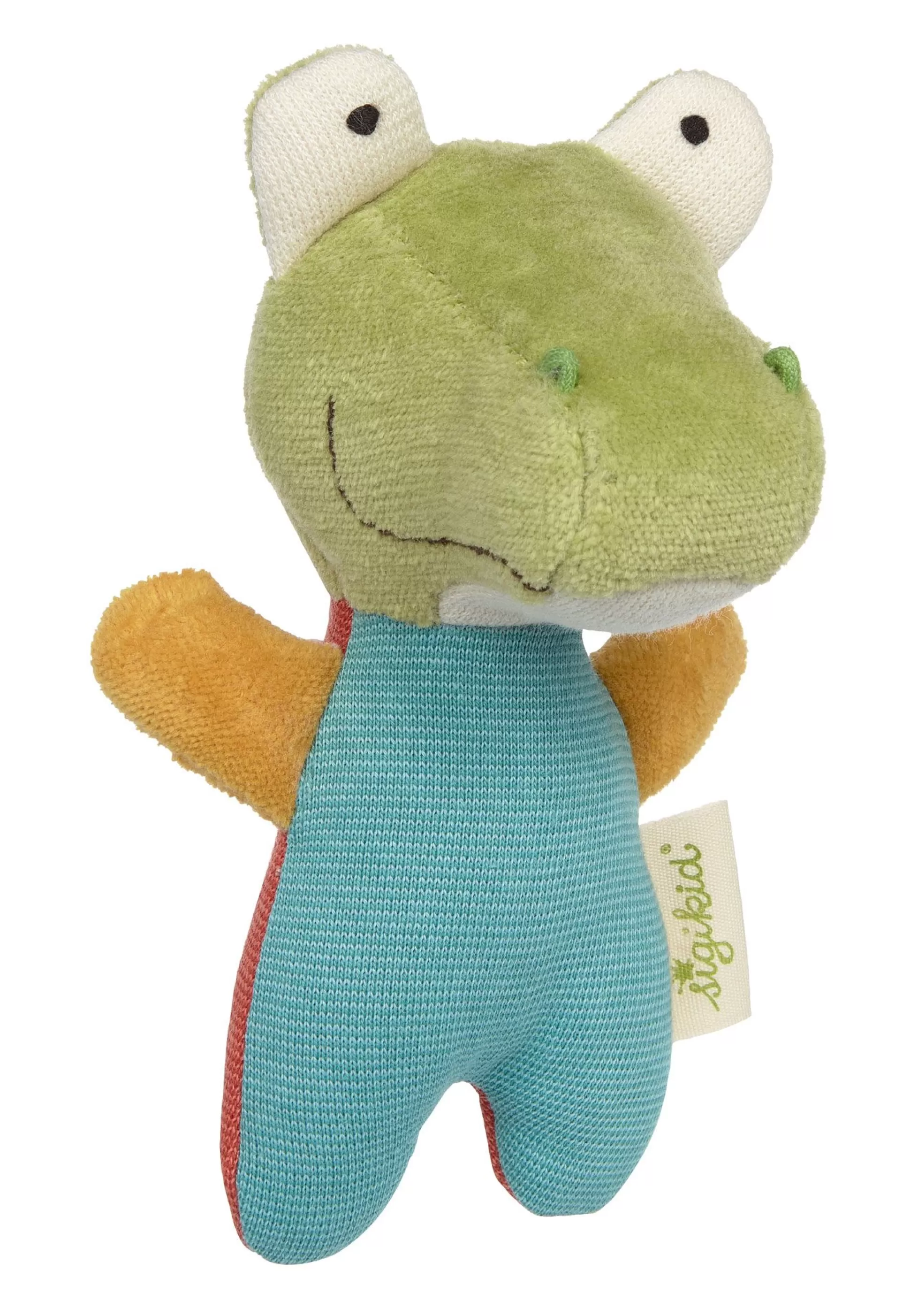 Bebe Sigikid Baby Greifling Krokodil, Green Collection