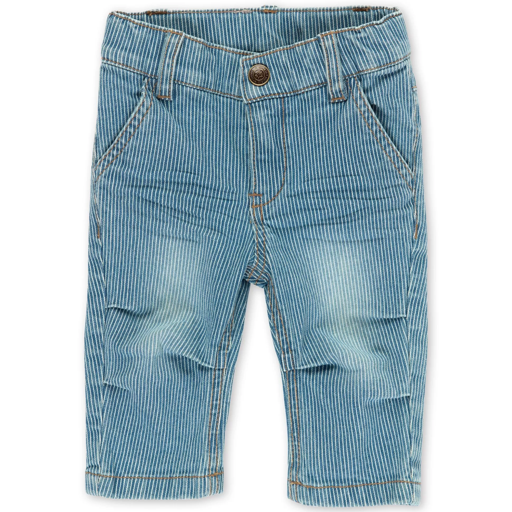 Bebe Sigikid Baby Jeans Fein Weis Gestreift