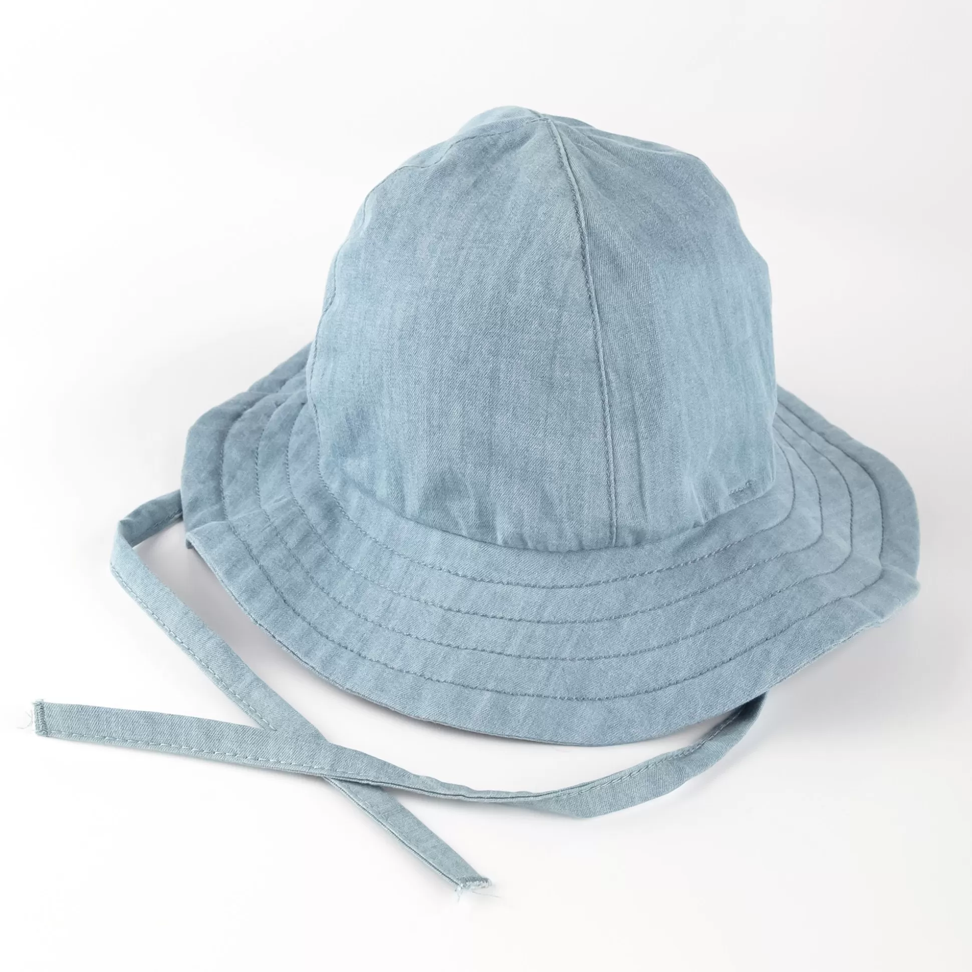 Bebe Sigikid Baby Jeanshut Mit Krempe Und Bindebandchen