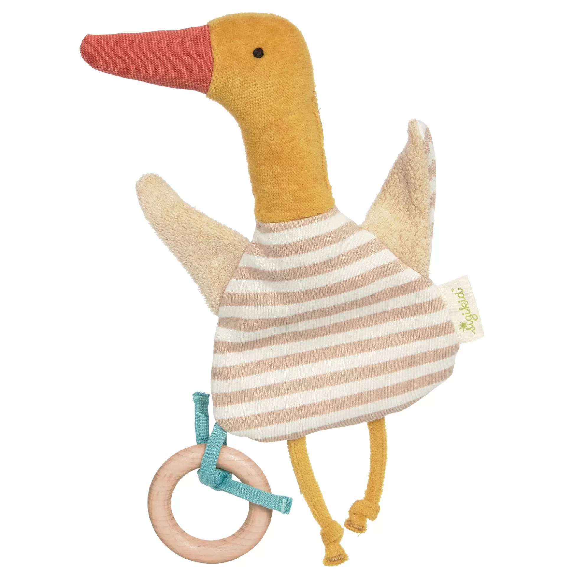 Bebe Sigikid Baby Knistertuch Ente, Green Collection