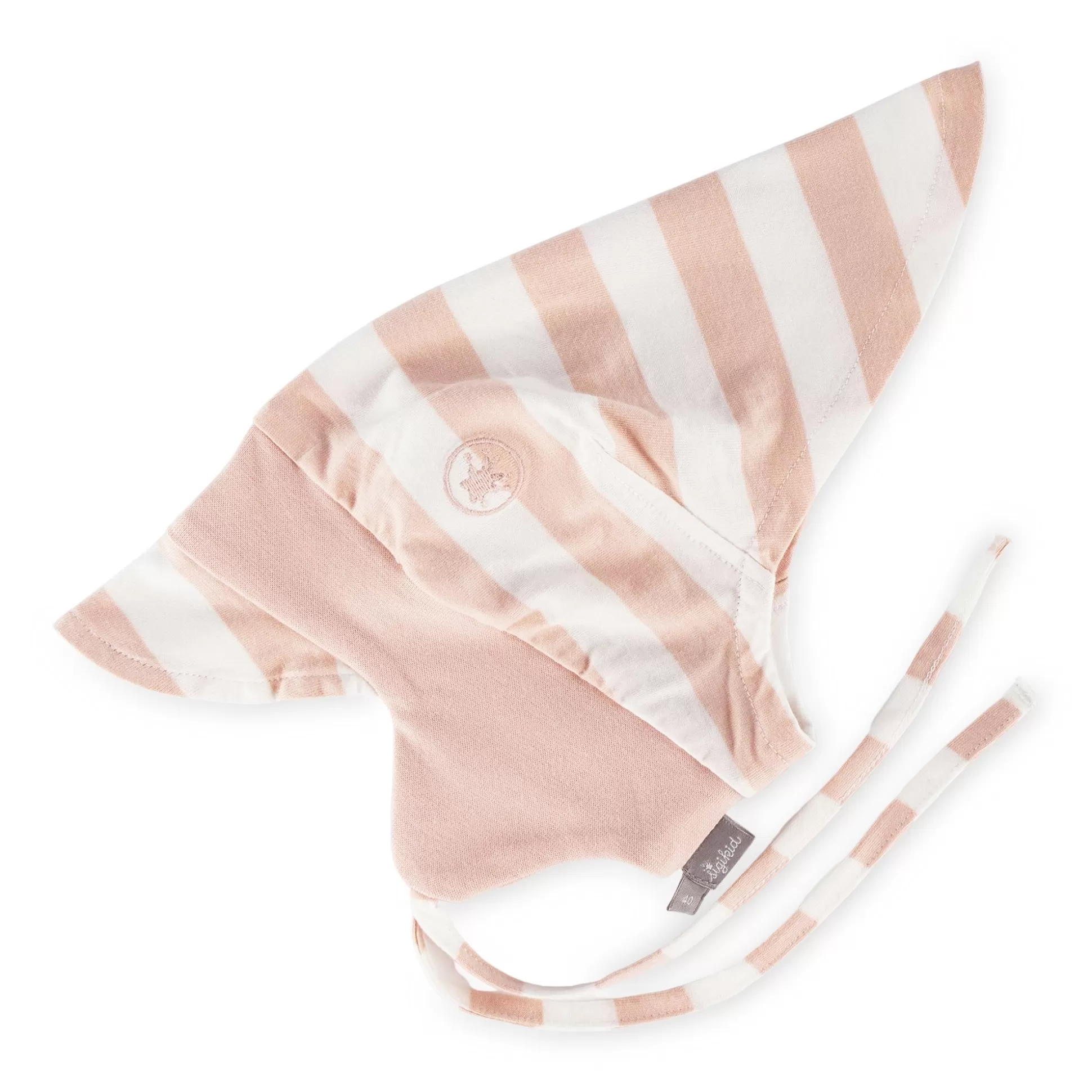 Bebe Sigikid Baby Kopftuch Funny Horse, Rosa-Weis Gestreift