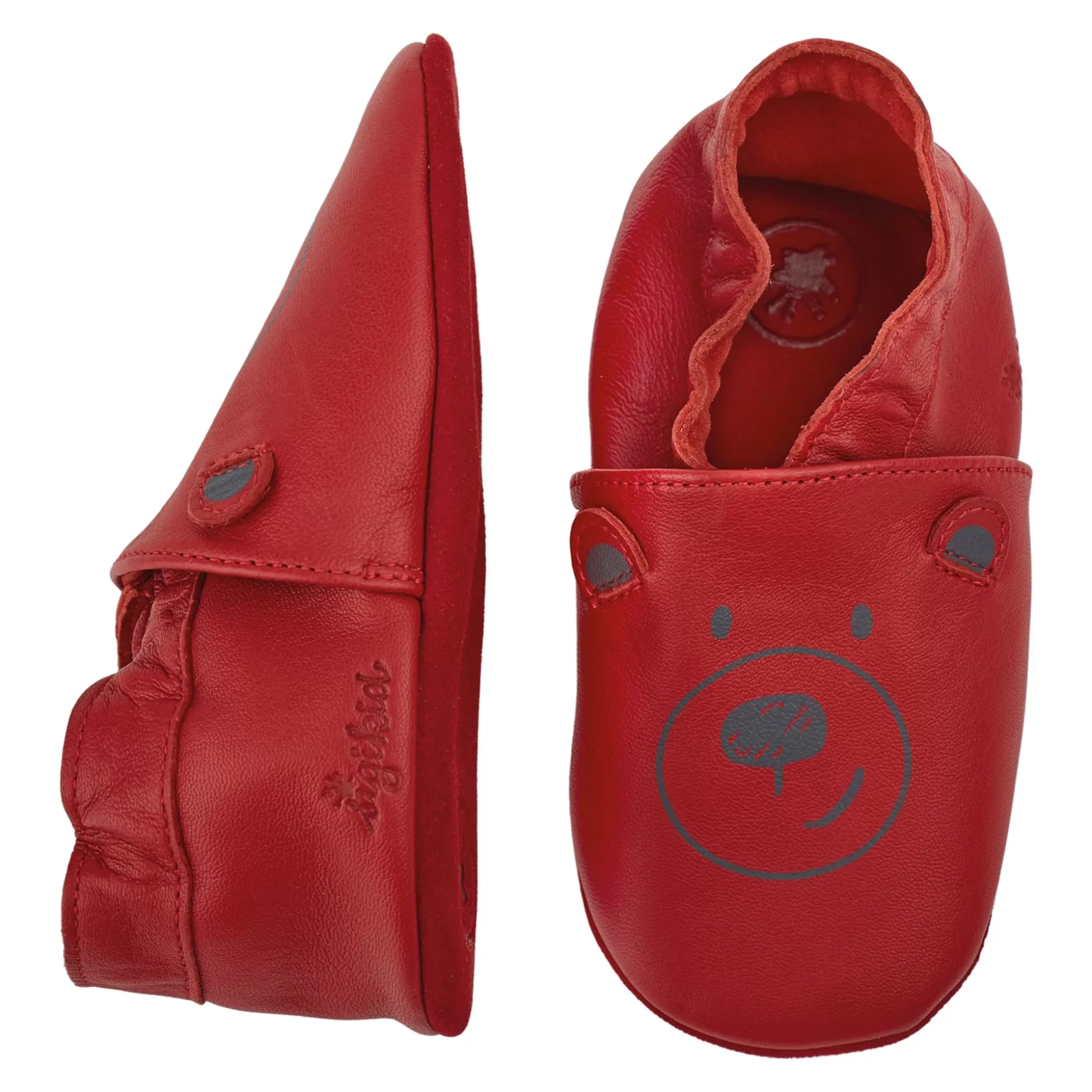 Bebe Sigikid Baby Lederschuhe Bar, Rot