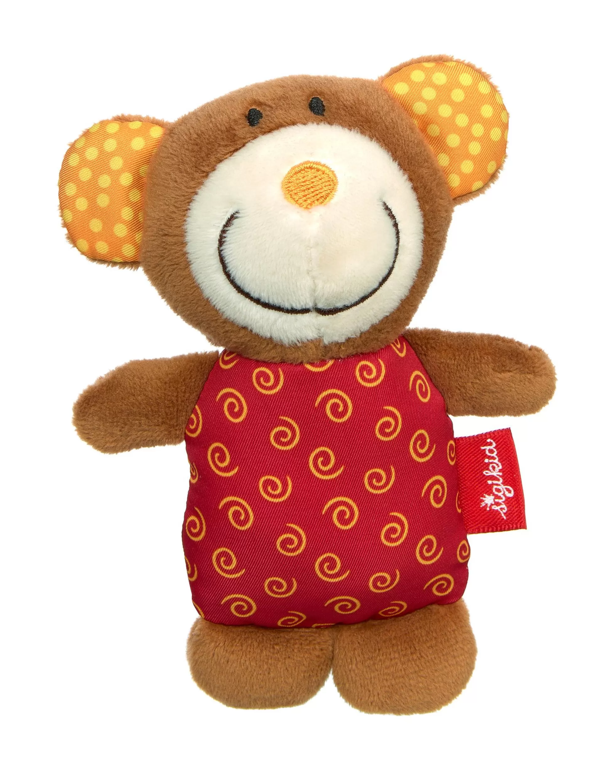 Bebe Sigikid Baby Rassel Bar Red Stars