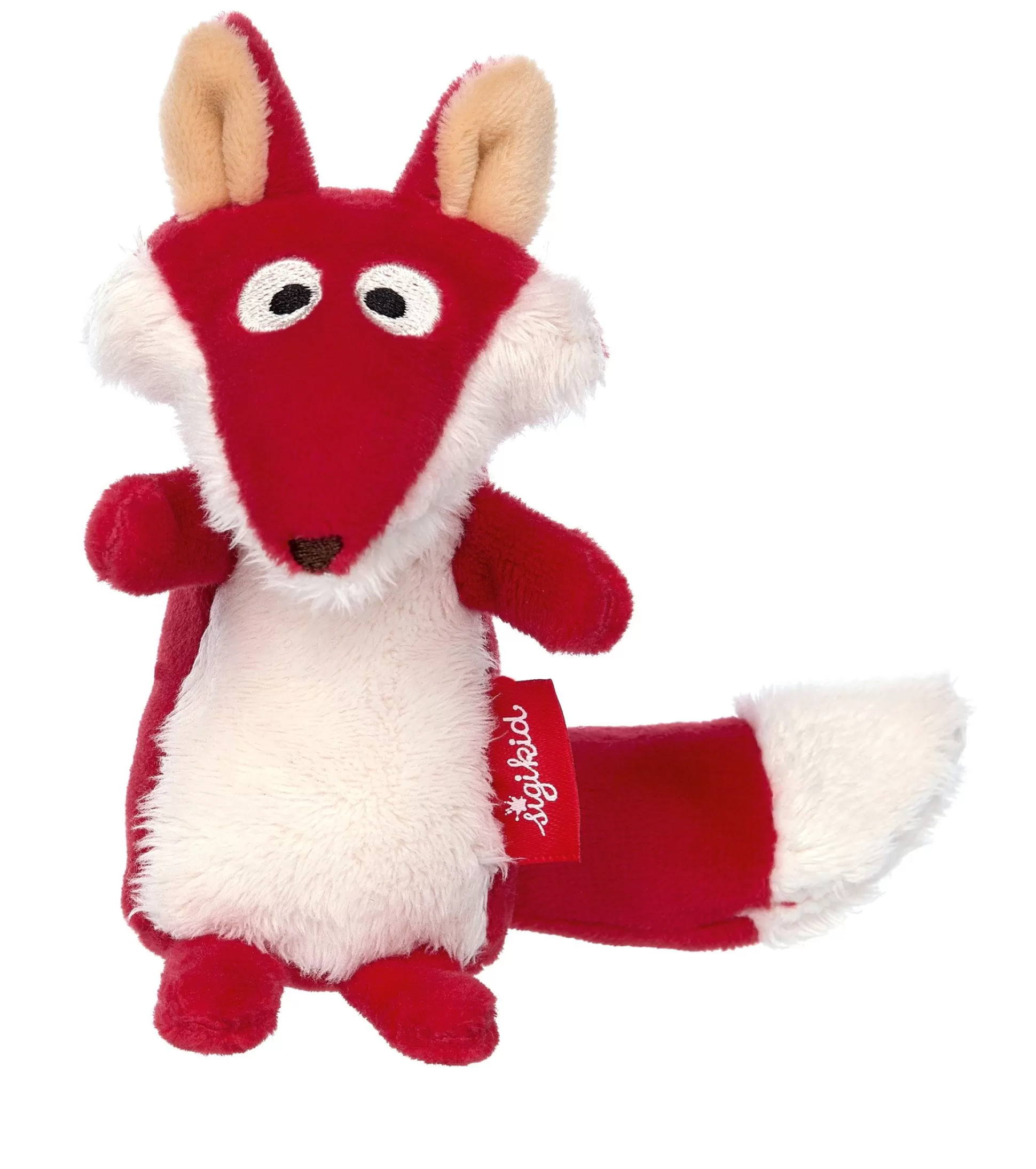 Bebe Sigikid Baby Rassel Fuchs, Red Stars
