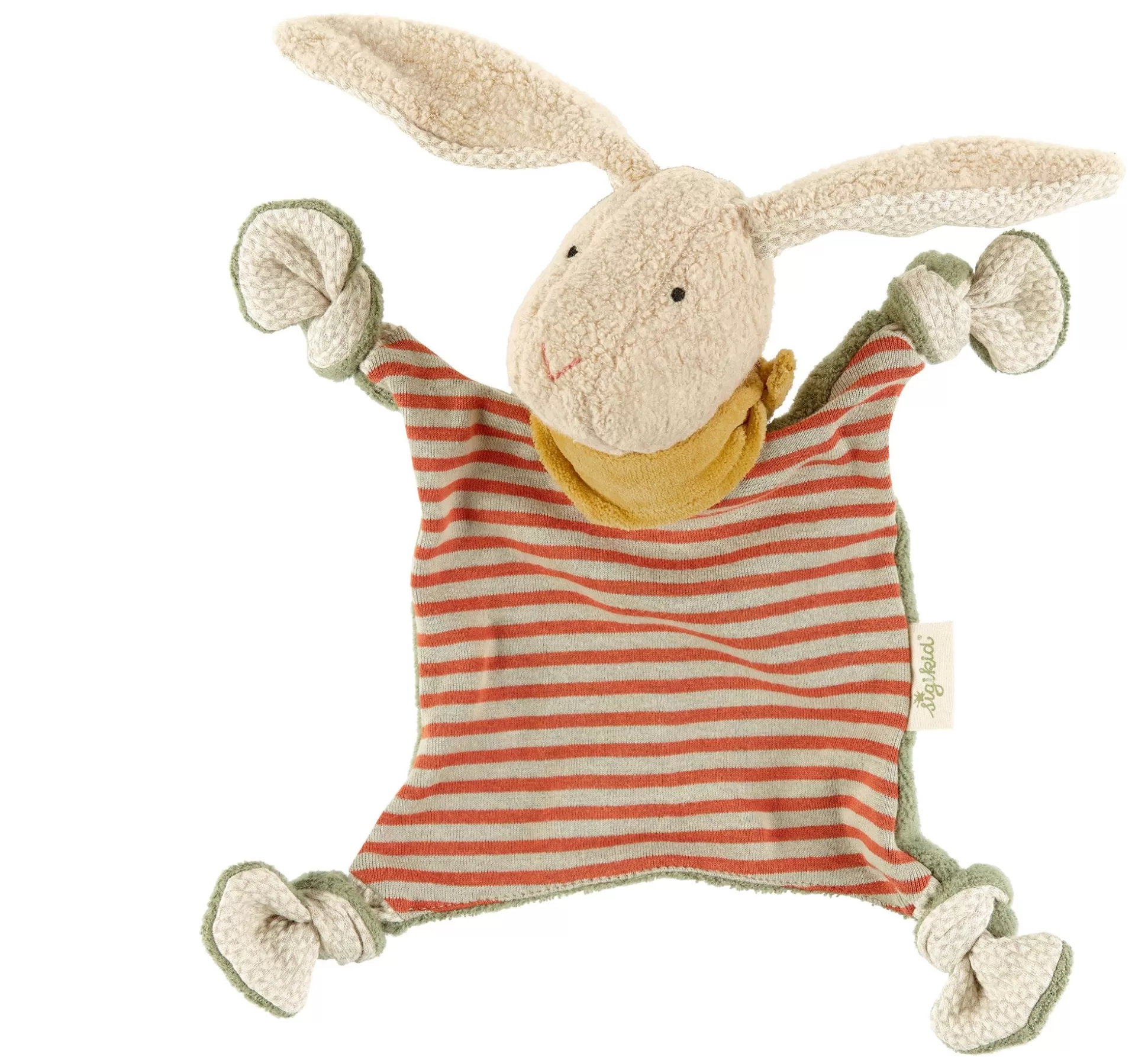 Bebe Sigikid Baby Schnuffeltuch Hase, Green Bio Kollektion