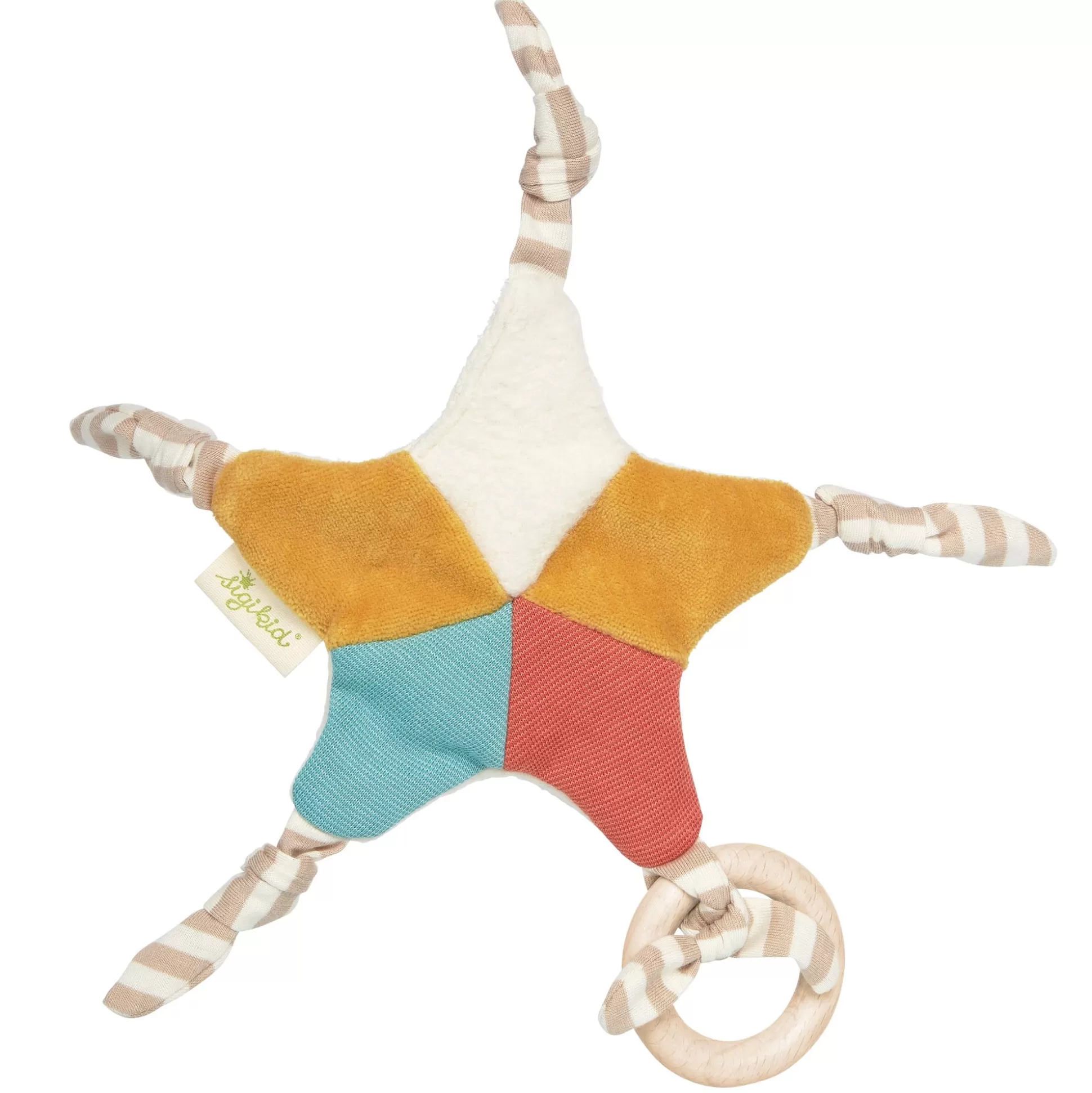 Bebe Sigikid Baby Schnuffeltuch Stern, Green Collection