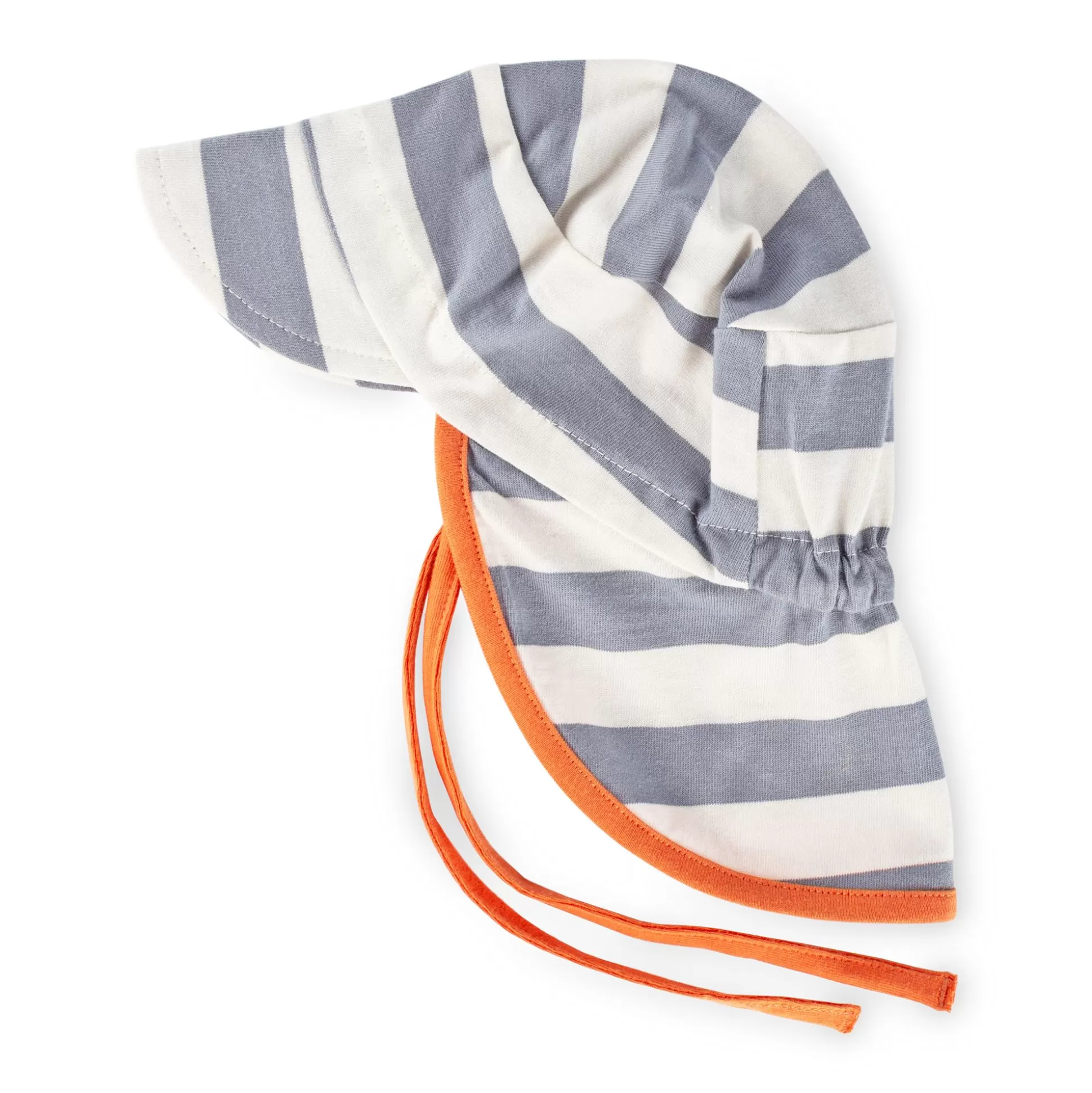 Bebe Sigikid Baby Sonnenhut Mit Nackenschutz, Weis-Grau