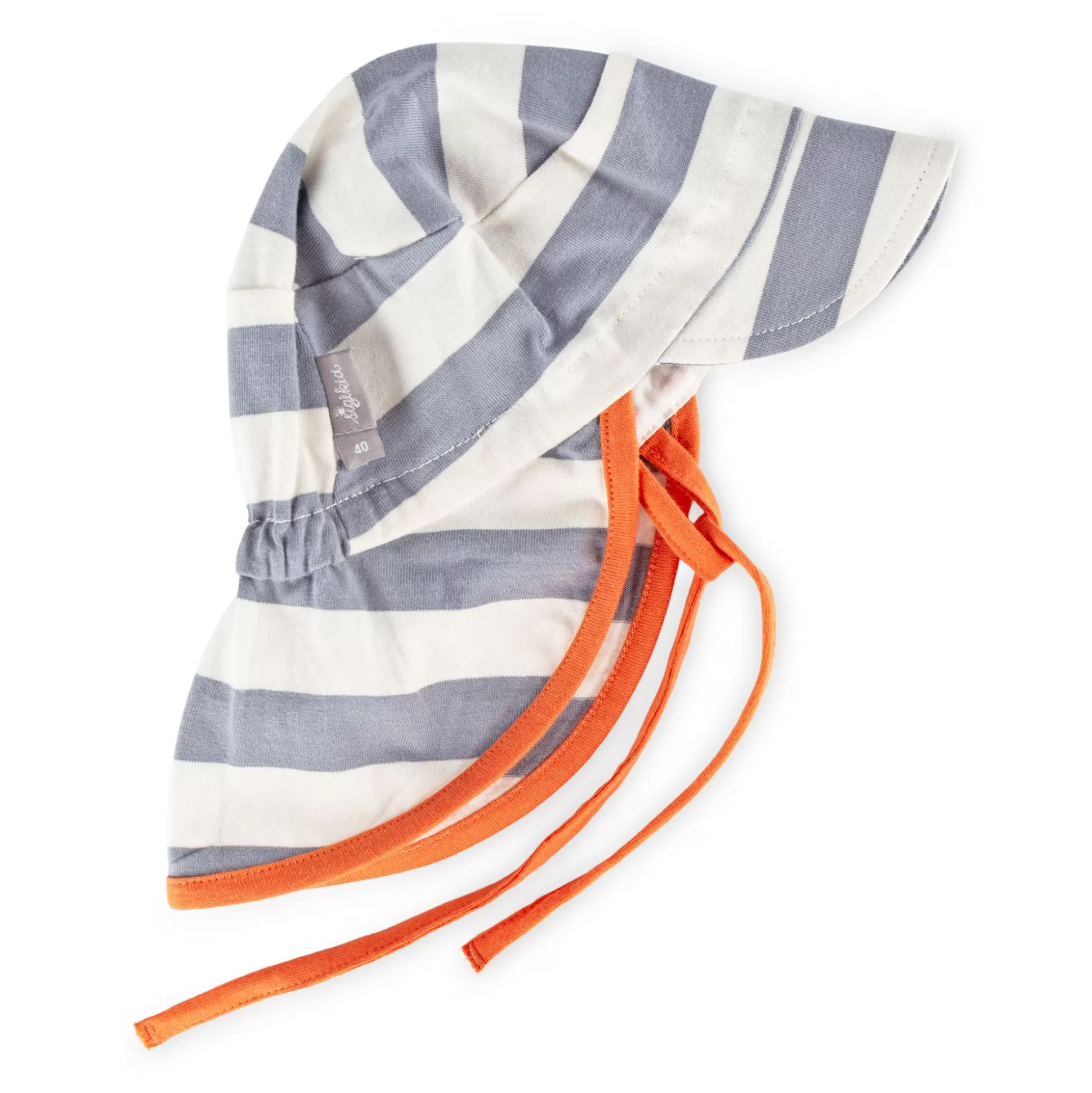 Bebe Sigikid Baby Sonnenhut Mit Nackenschutz, Weis-Grau
