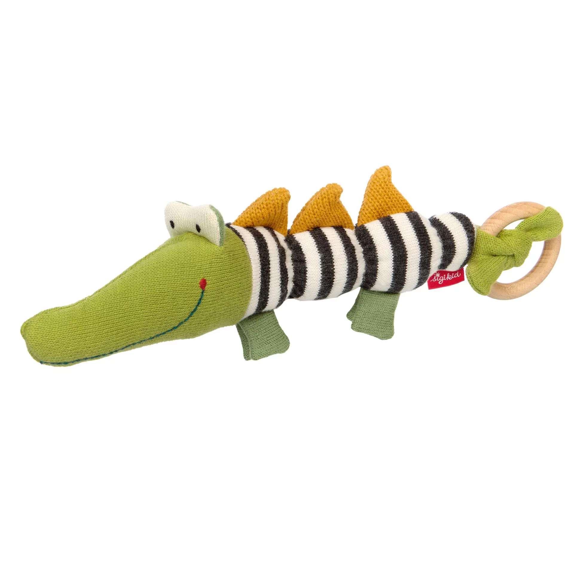 Bebe Sigikid Baby Strick Greifling Krokodil