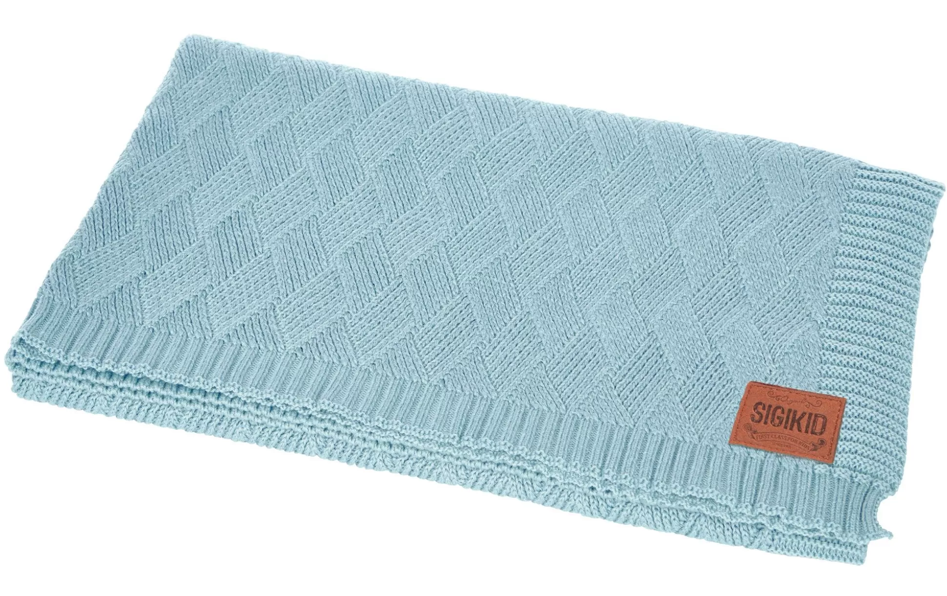 Bebe Sigikid Baby Strickdecke Blau