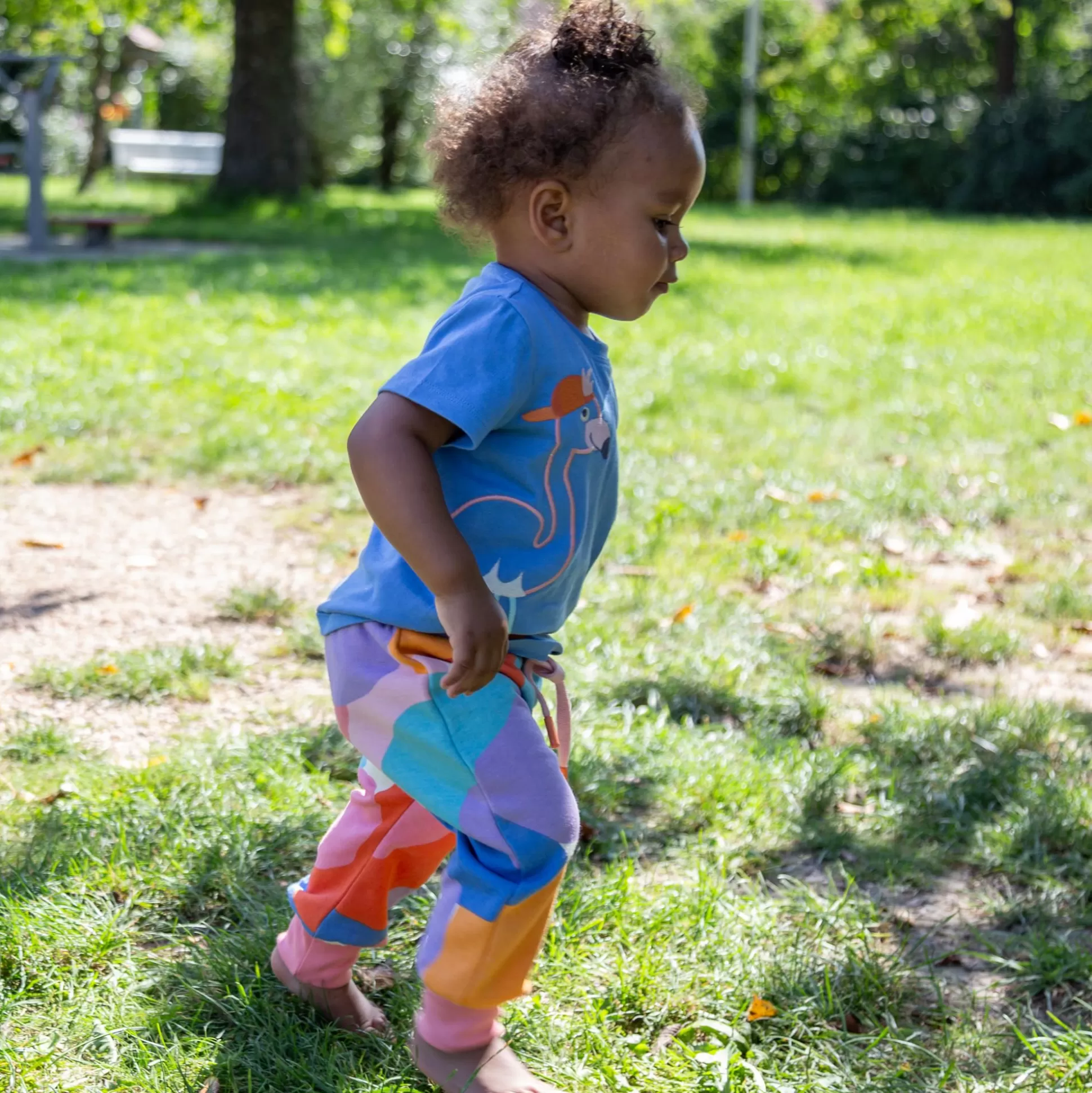 Bebe Sigikid Baby Sweathose Wild Flamingo