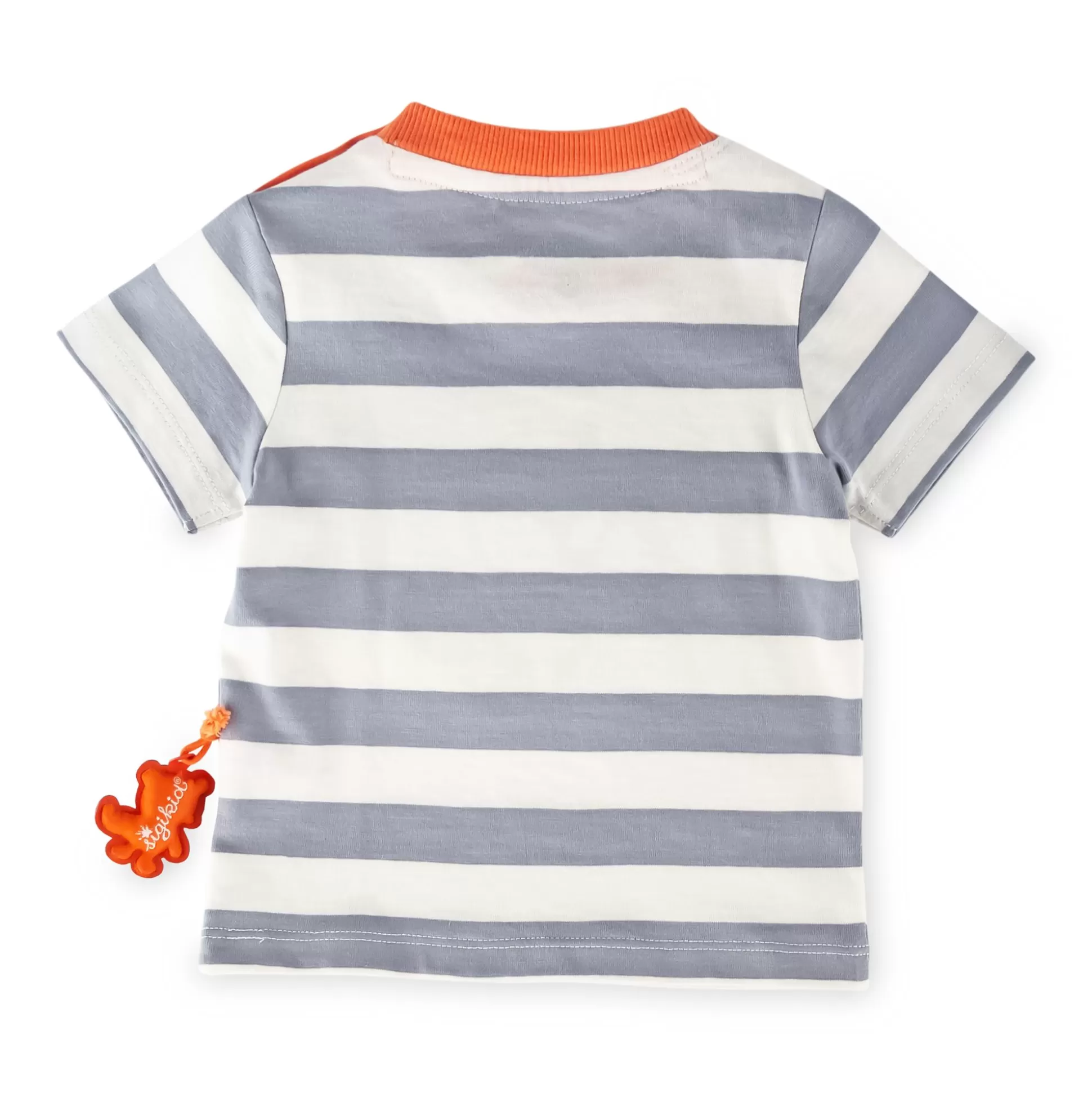 Bebe Sigikid Baby T-Shirt Mit Tiger Motiv, Weis-Grau