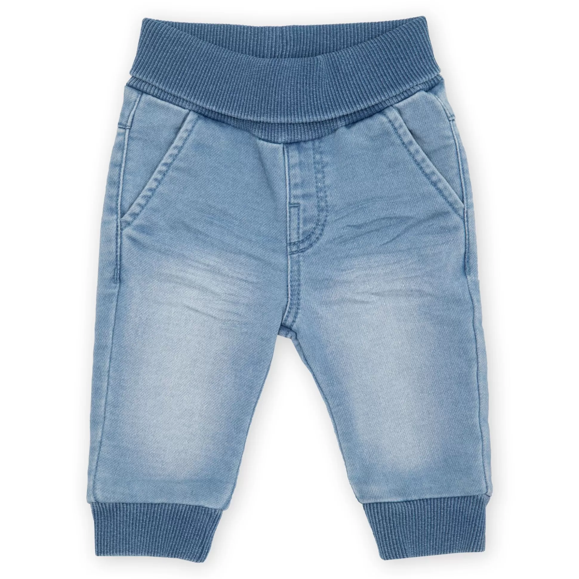Bebe Sigikid Babyjeans Mit Beinbundchen In Hellblau