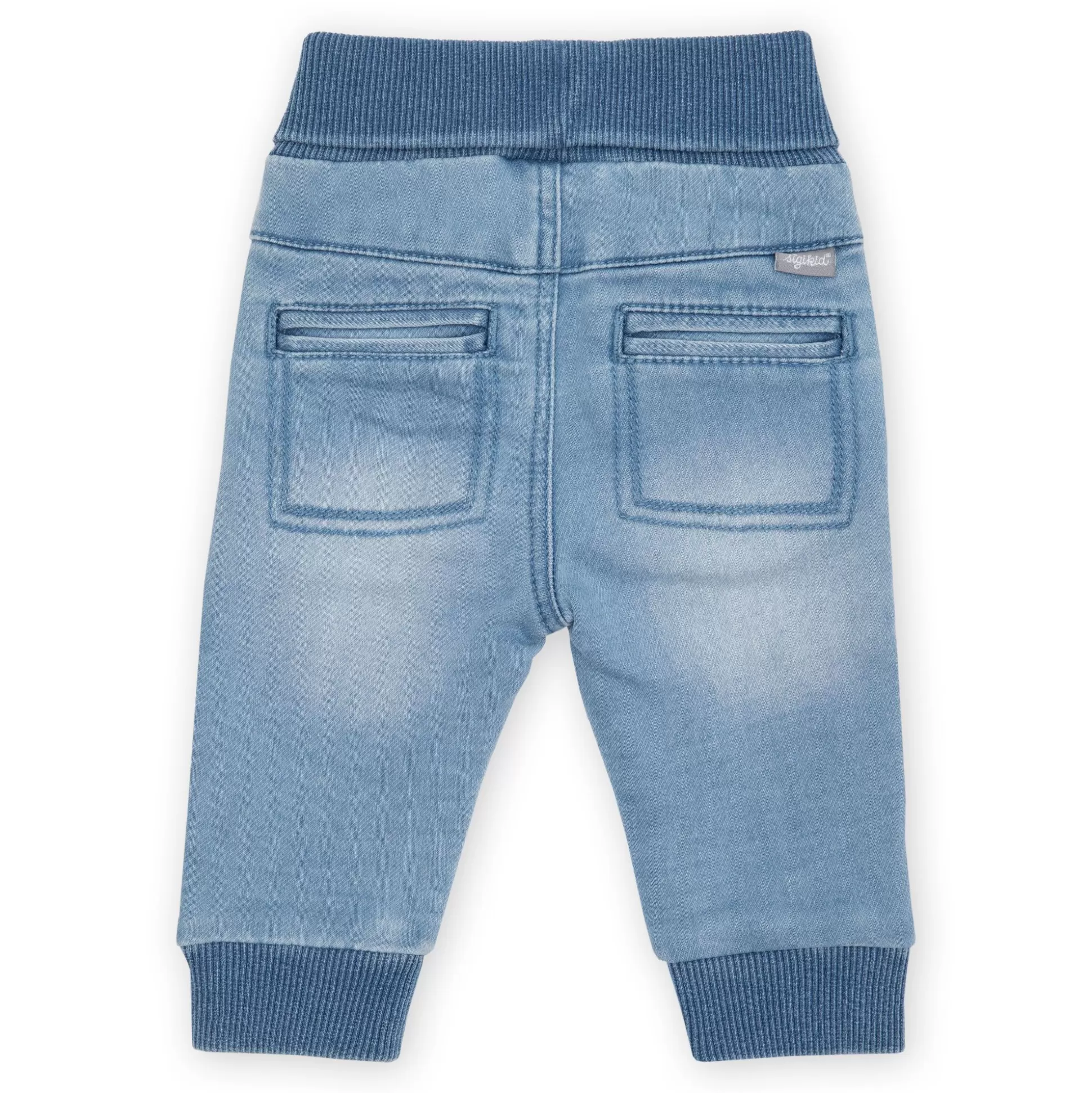 Bebe Sigikid Babyjeans Mit Beinbundchen In Hellblau