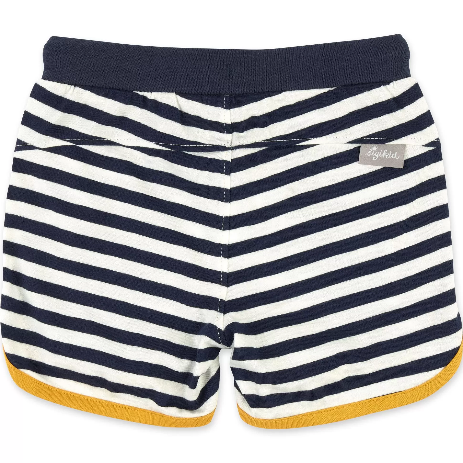 Bebe Sigikid Blau-Weis Geringelte Kinder Shorts