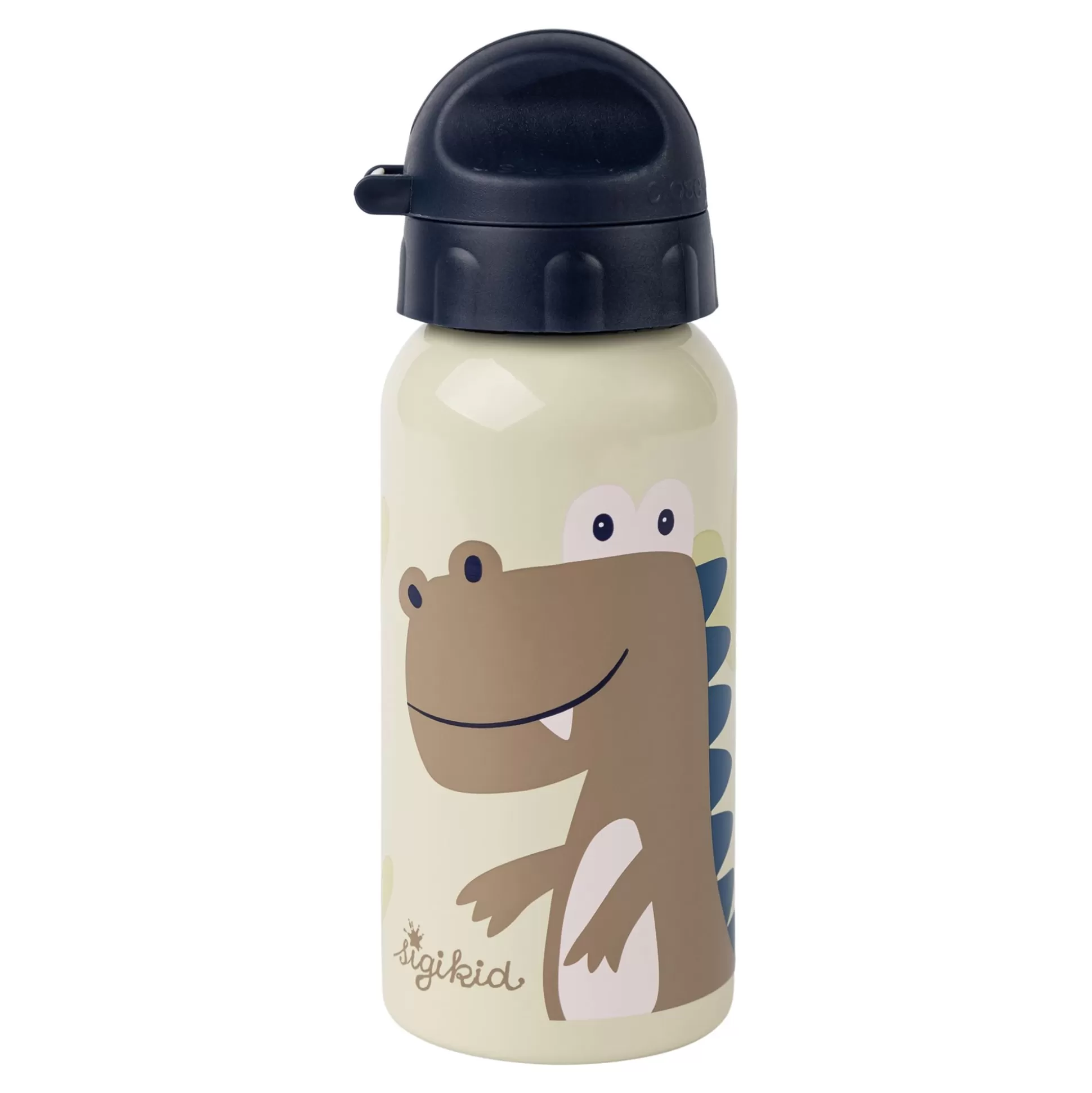 Bebe Sigikid Edelstahl Kinder Trinkflasche Dino, 400Ml