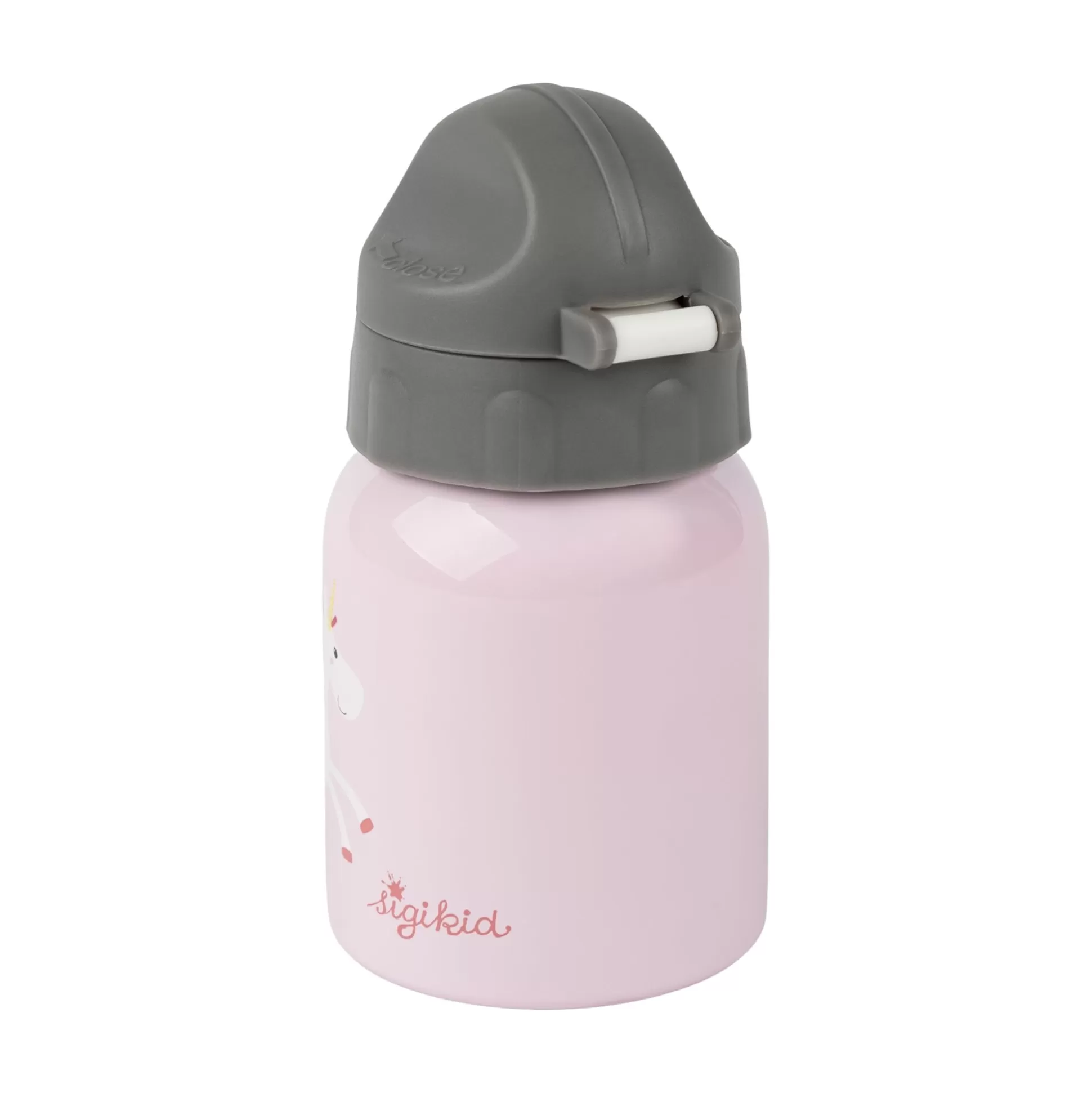 Bebe Sigikid Edelstahl Kinder Trinkflasche Einhorn, 250Ml