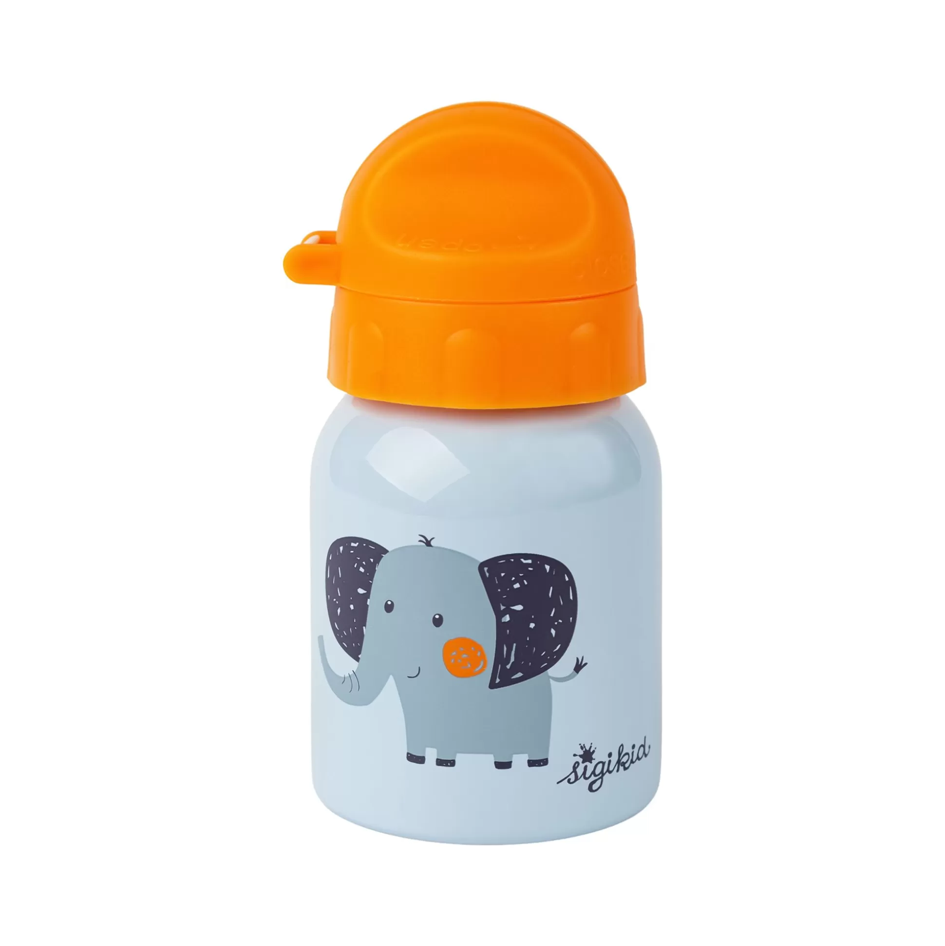 Bebe Sigikid Edelstahl Kinder Trinkflasche Elefant, 250Ml