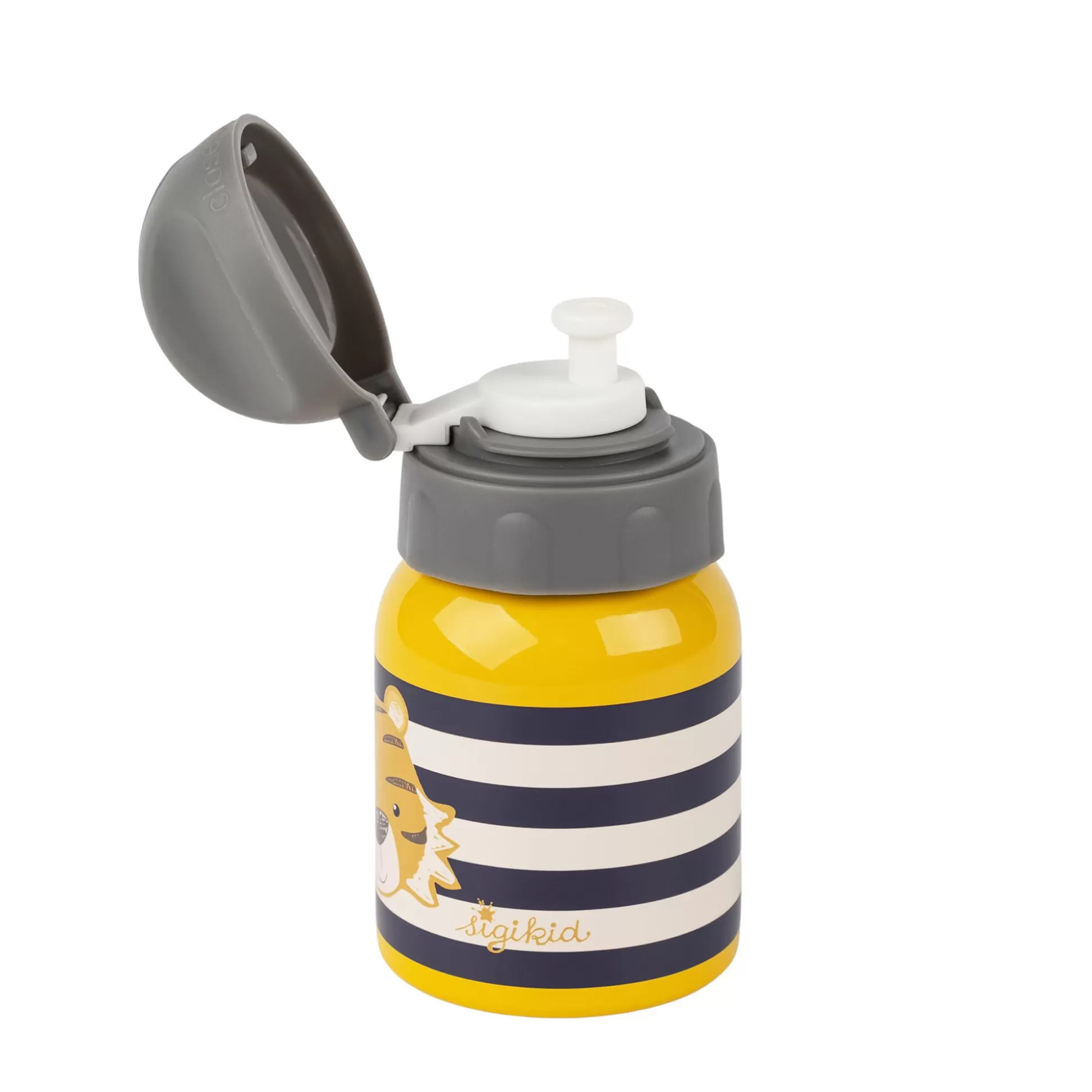 Bebe Sigikid Edelstahl Kinder Trinkflasche Tiger, 250Ml
