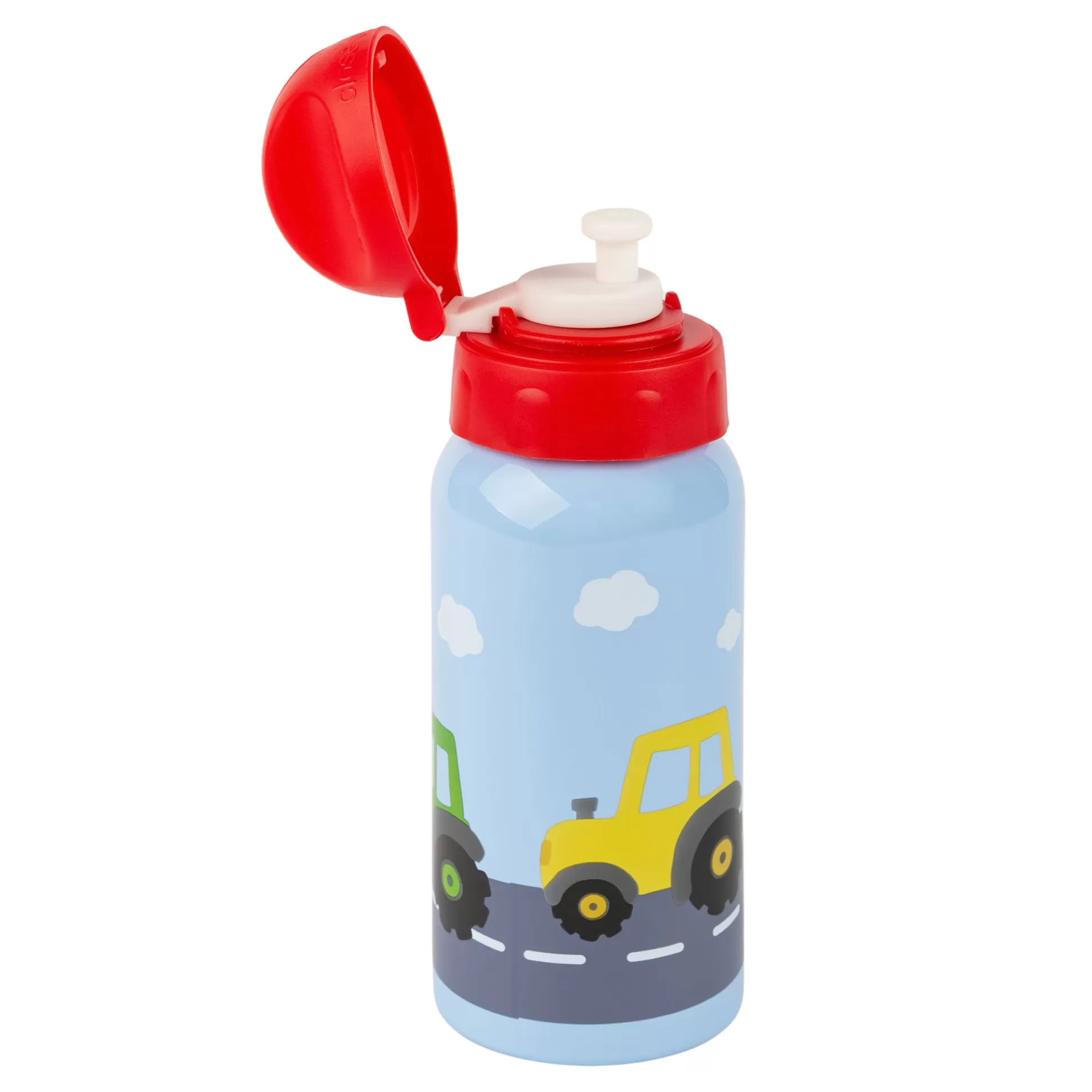 Bebe Sigikid Edelstahl Kinder Trinkflasche Traktor, 400Ml