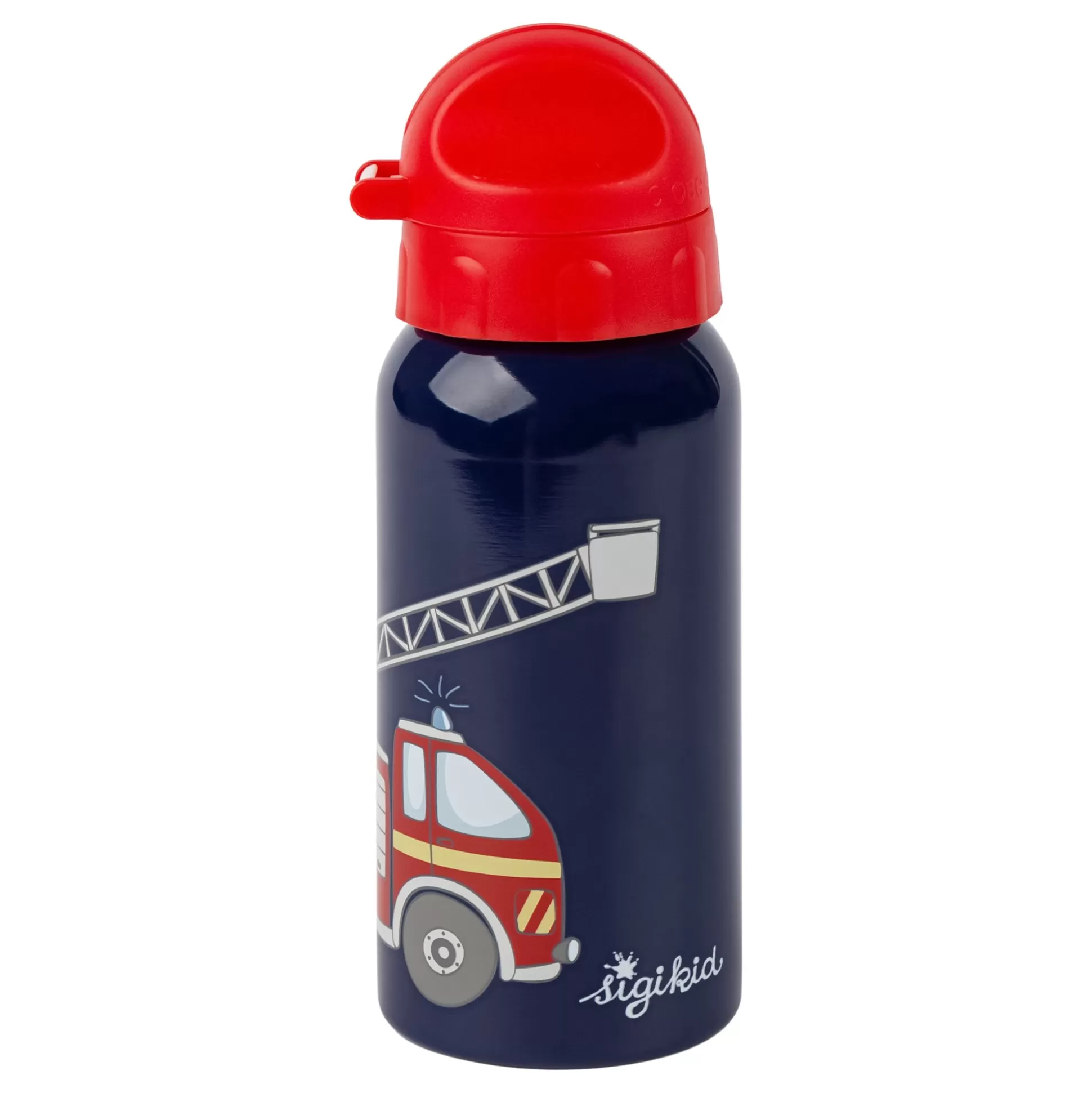 Bebe Sigikid Edelstahl Kindertrinkflasche Feuerwehr, 400Ml