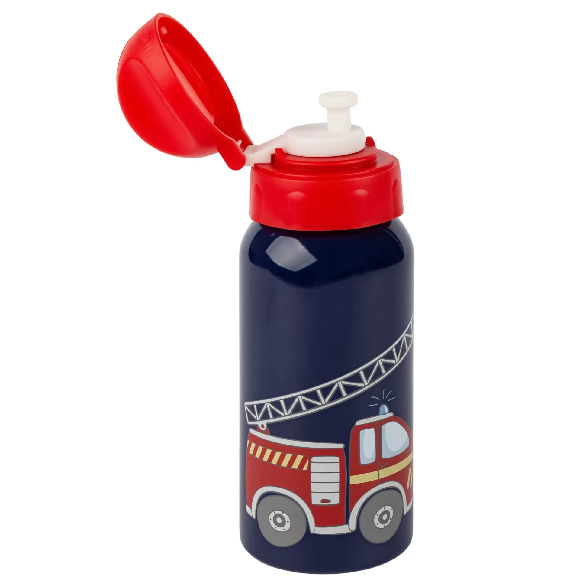 Bebe Sigikid Edelstahl Kindertrinkflasche Feuerwehr, 400Ml