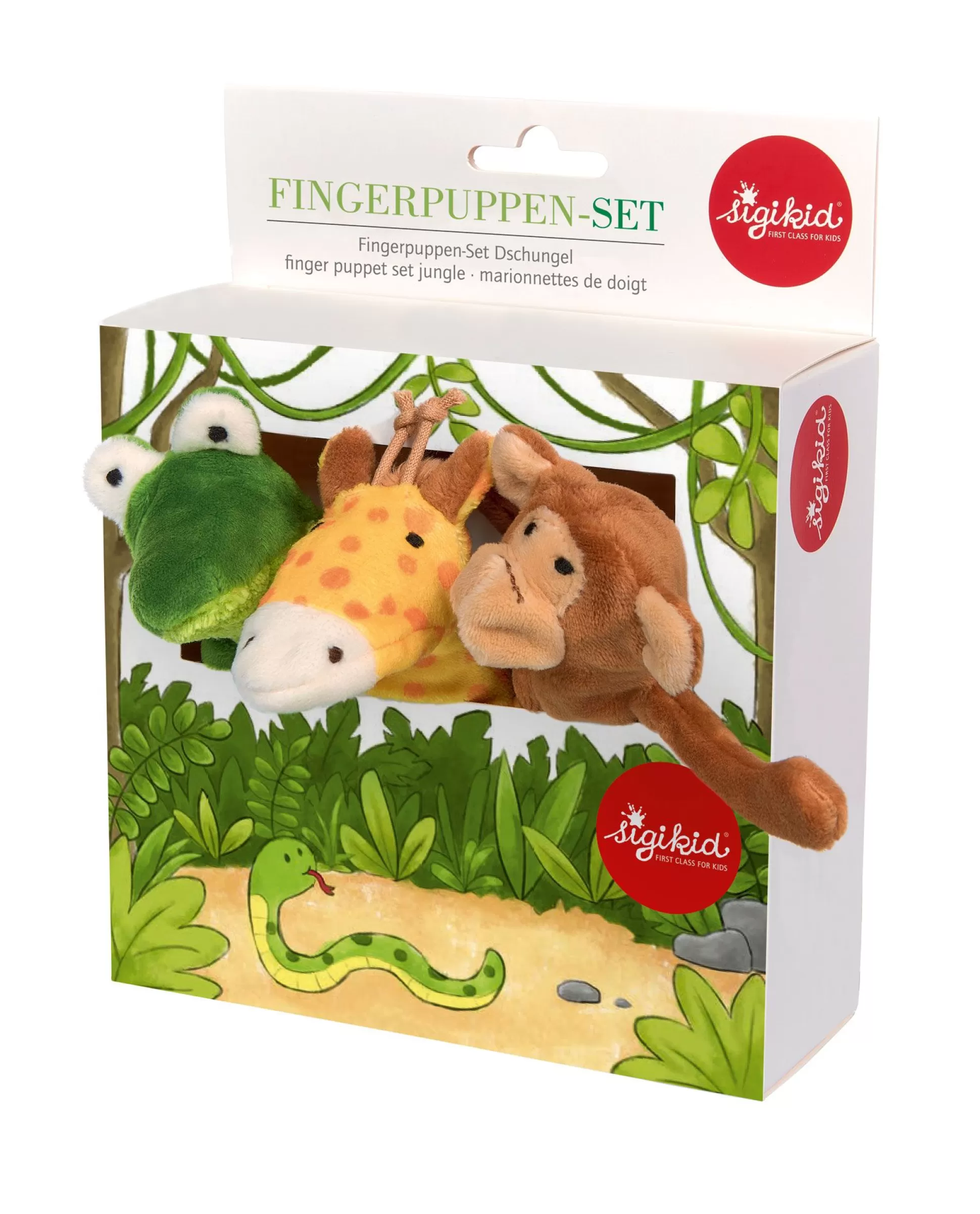 Bebe Sigikid Fingerpuppen-Set Dschungel