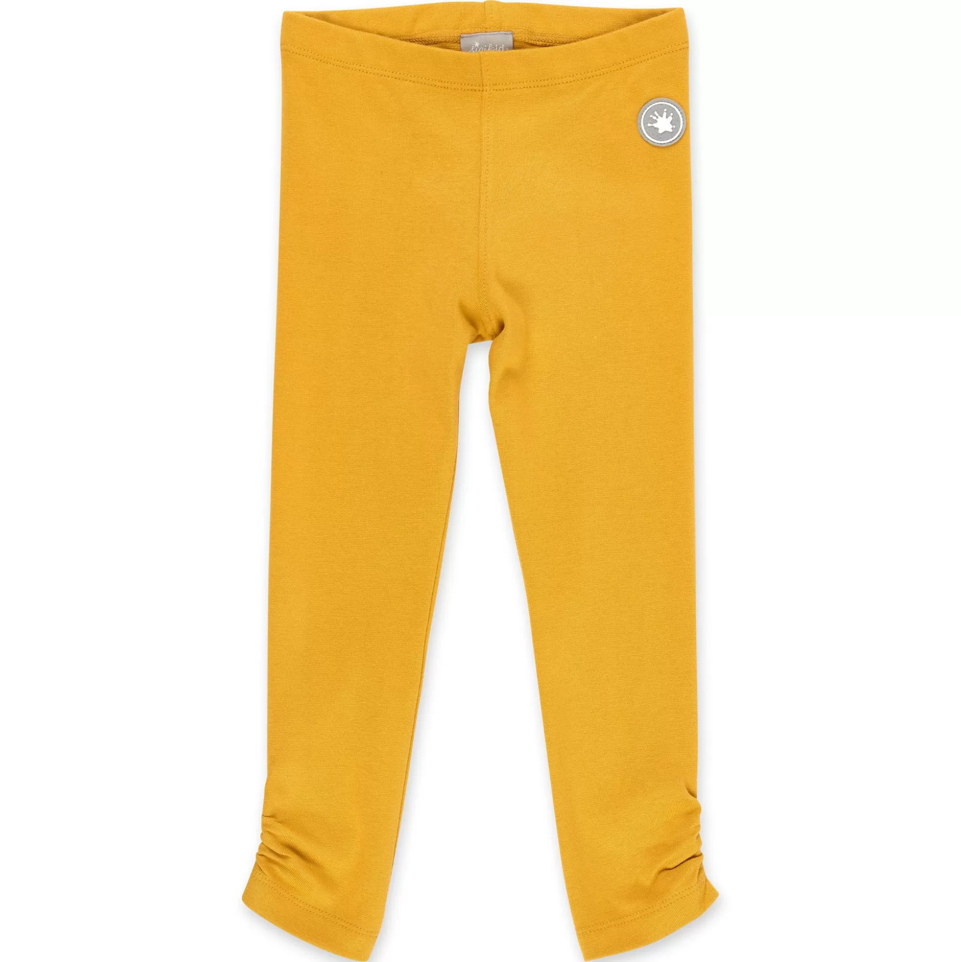Bebe Sigikid Gelbe Kinder Leggings, Seitlich Gerafft