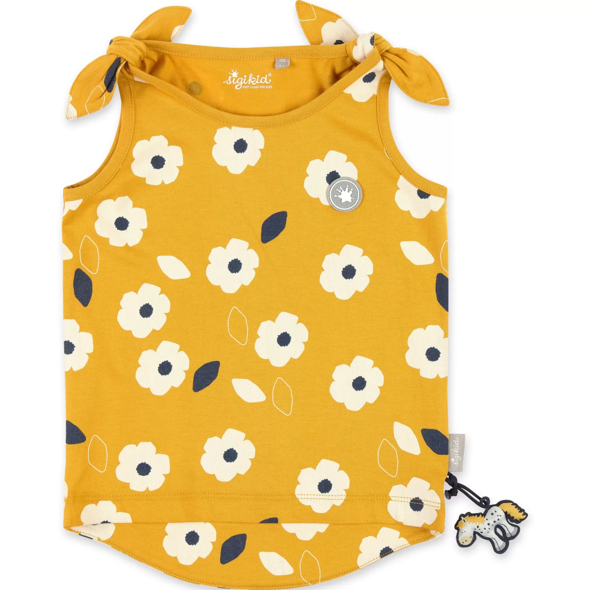 Bebe Sigikid Gelbes Sommertop Mit Blumchen Print
