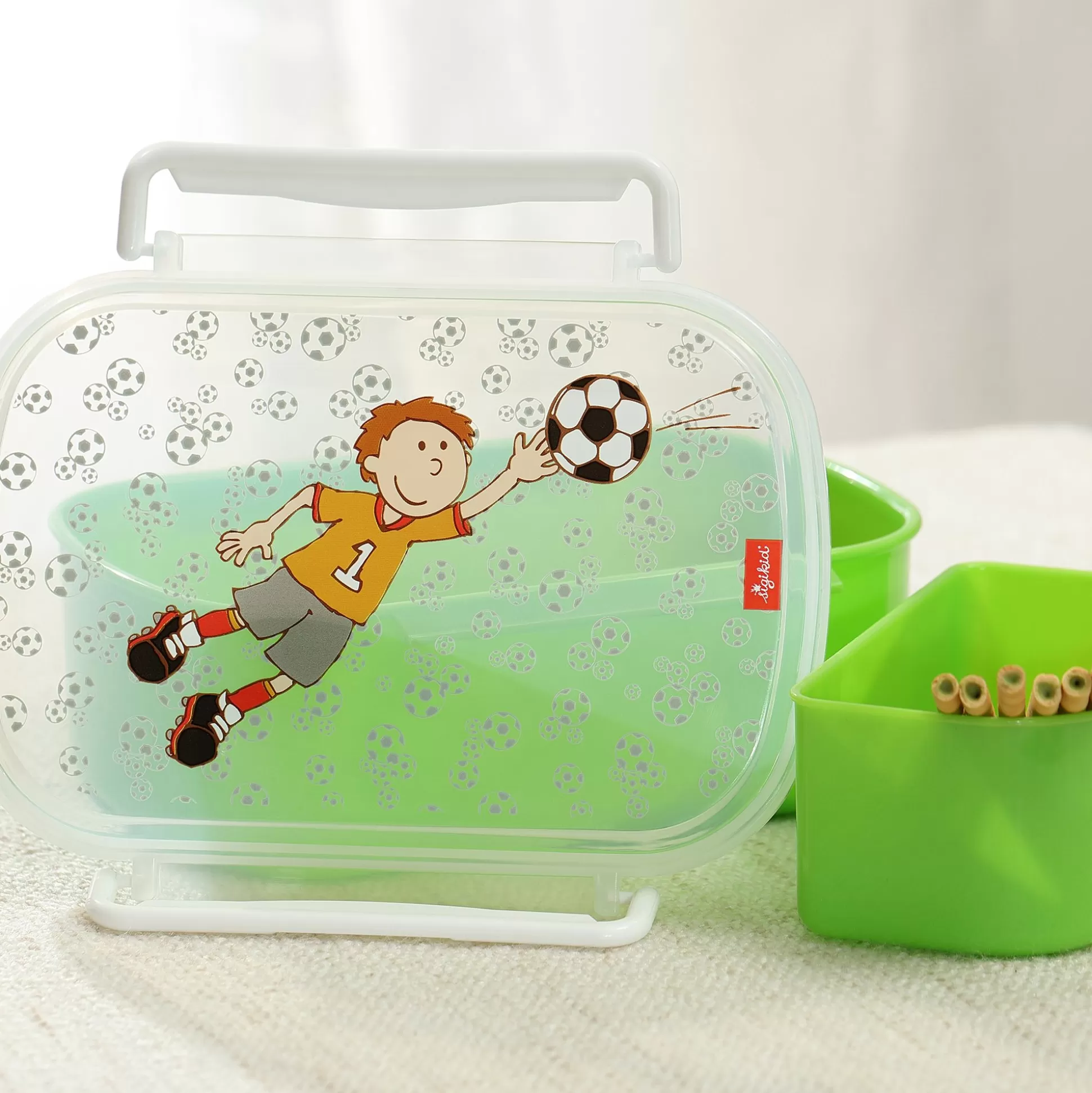 Bebe Sigikid Kinder Brotzeitbox Fur Fusballfans Mit Kily Keeper