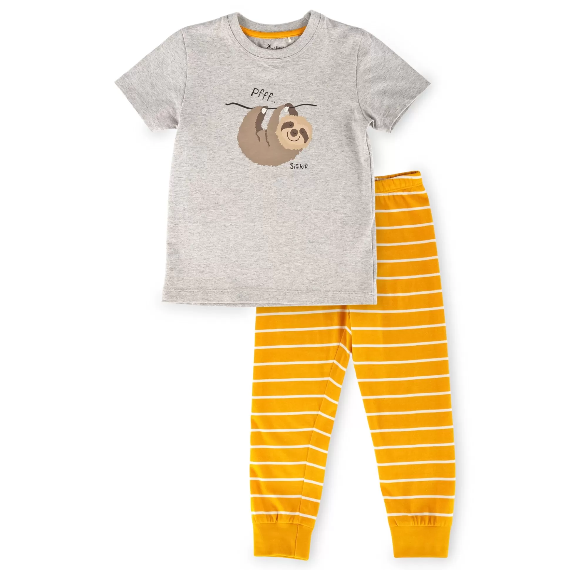 Bebe Sigikid Kinder Pyjama Faultier, Gelb