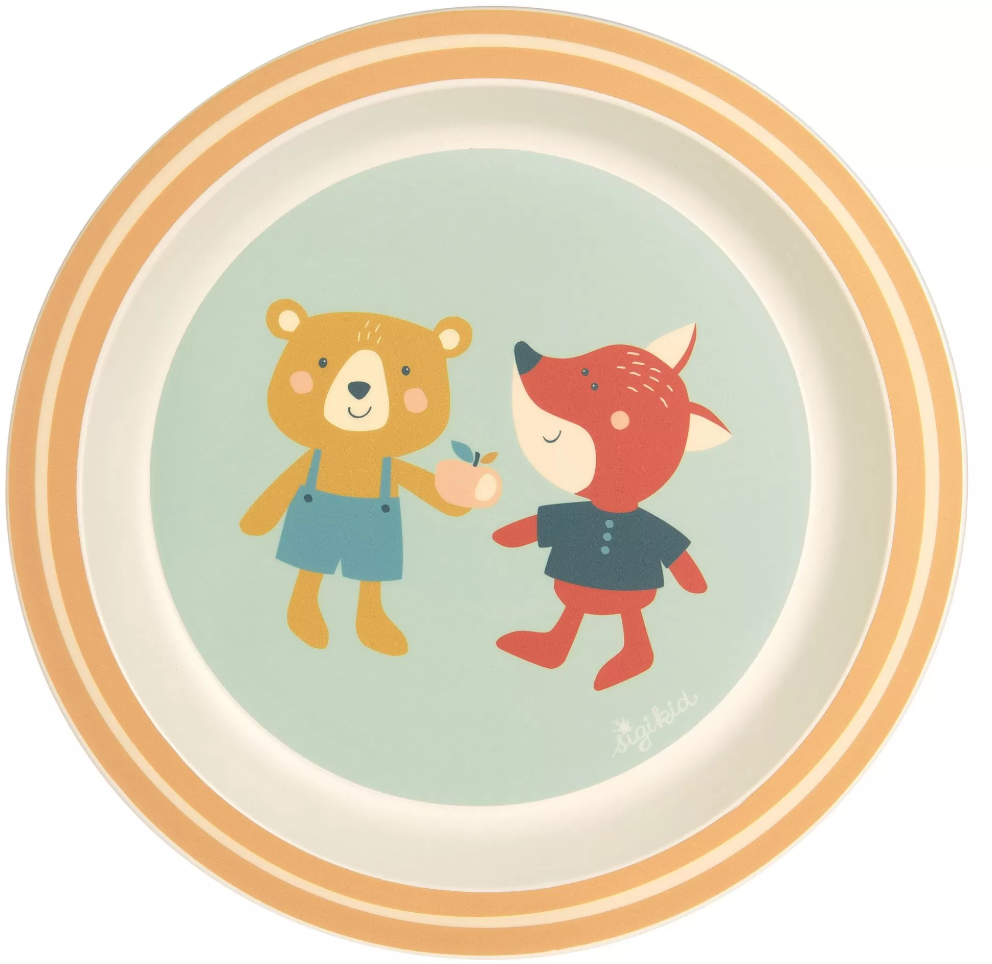 Bebe Sigikid Kinder Teller Fuchs 4 Freunde Rpet