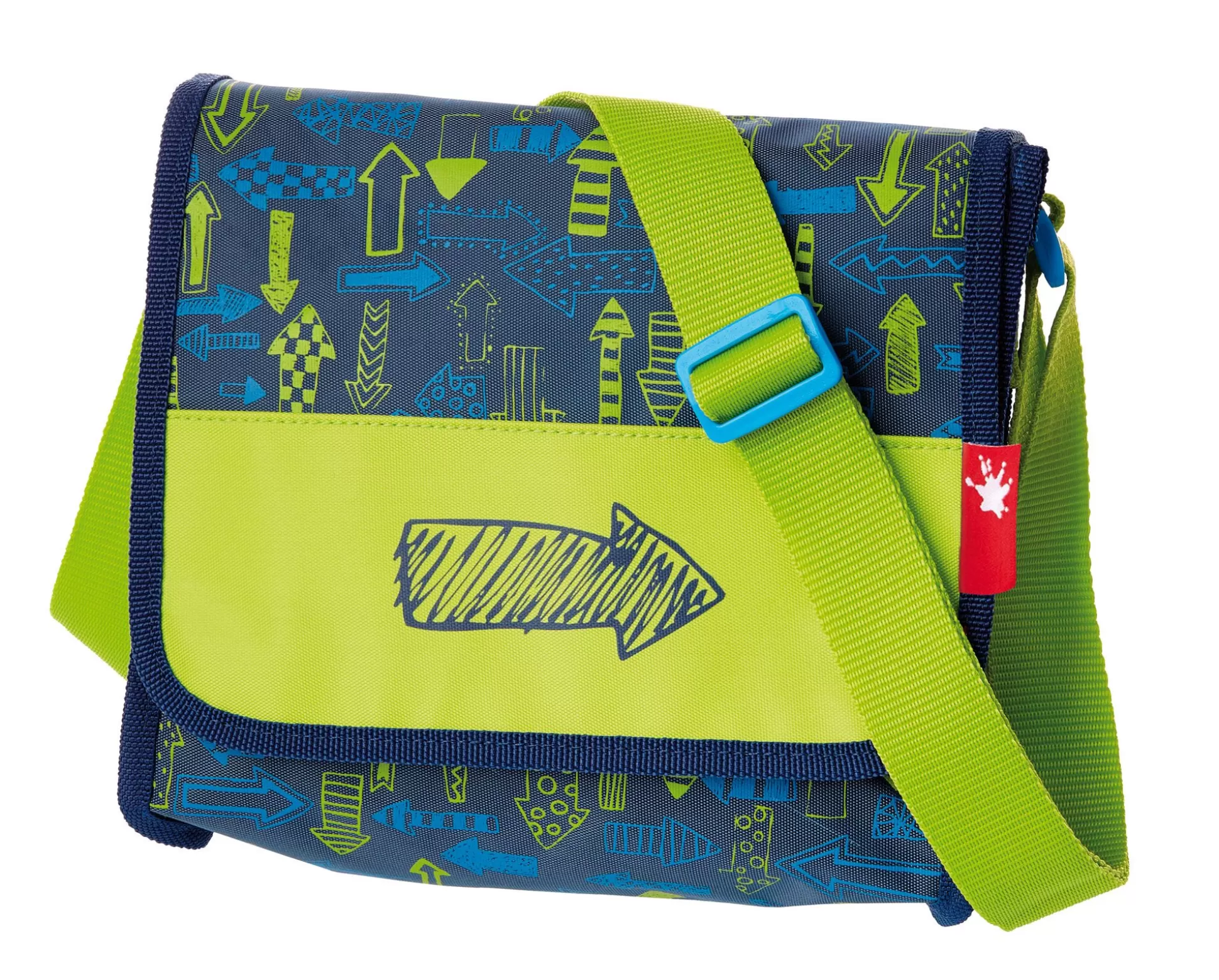Bebe Sigikid Kindergarten Tasche Blau-Grun Mit Pfeilen