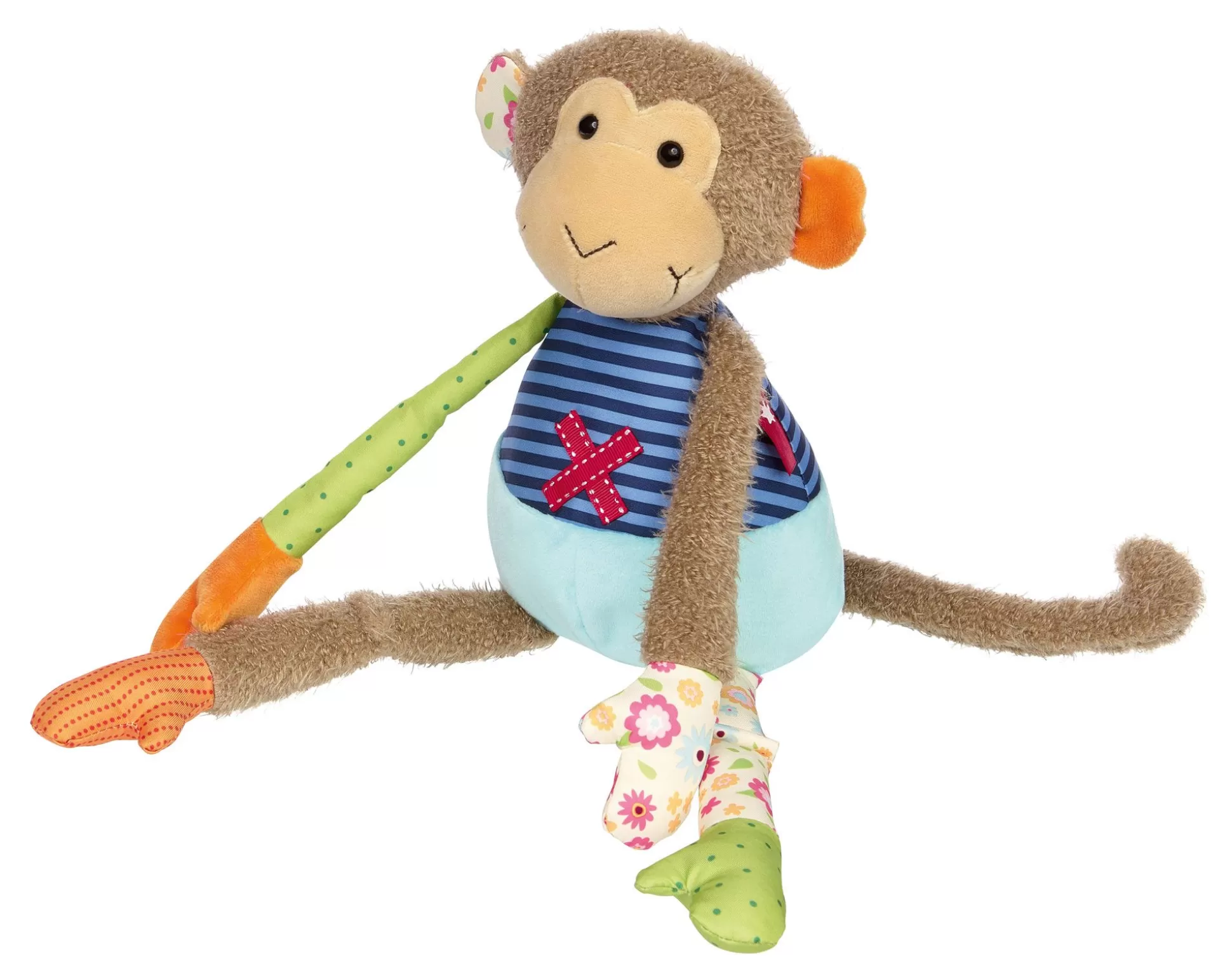 Bebe Sigikid Kuscheltier Affe, Patchwork Sweety