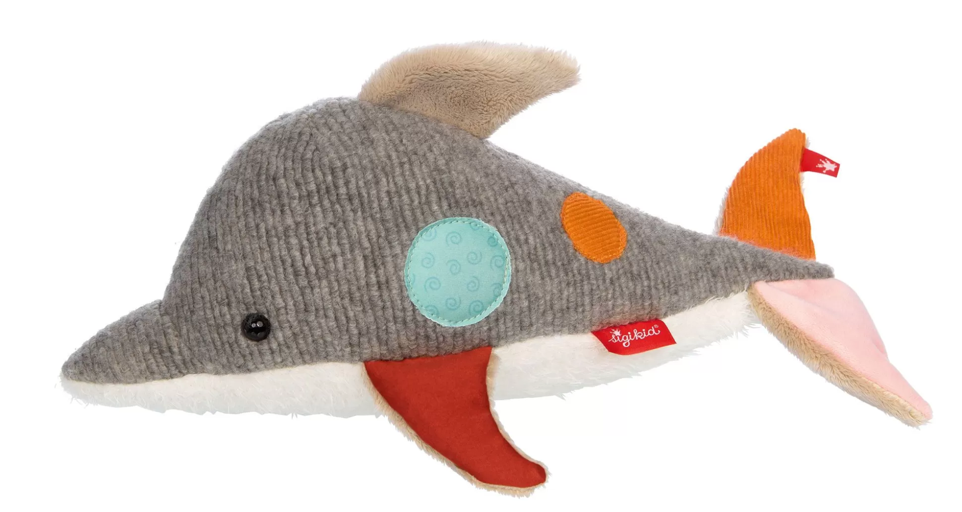 Bebe Sigikid Kuscheltier Delfin, Patchwork Sweety