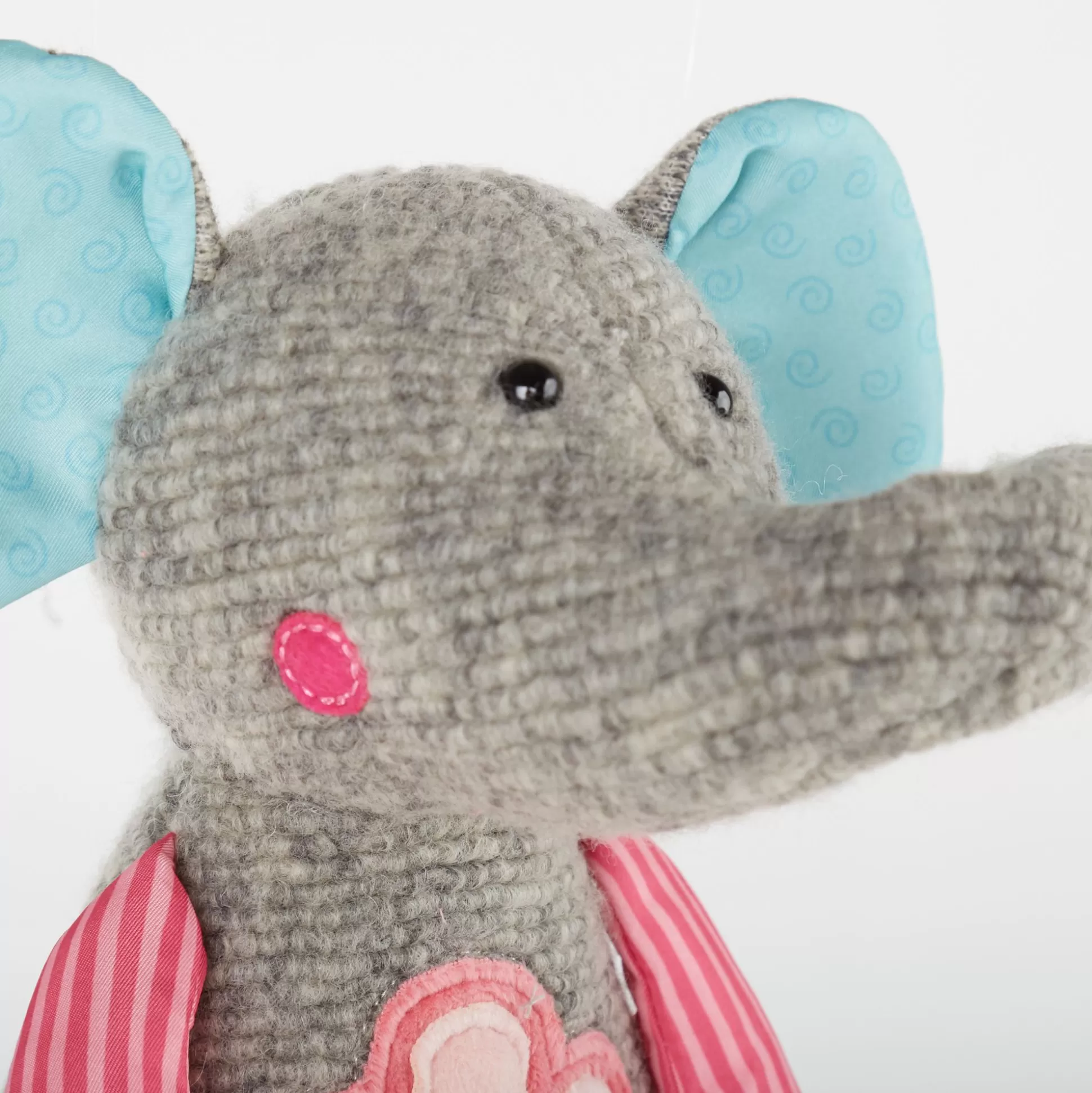 Bebe Sigikid Kuscheltier Elefant Rosa, Patchwork Sweety