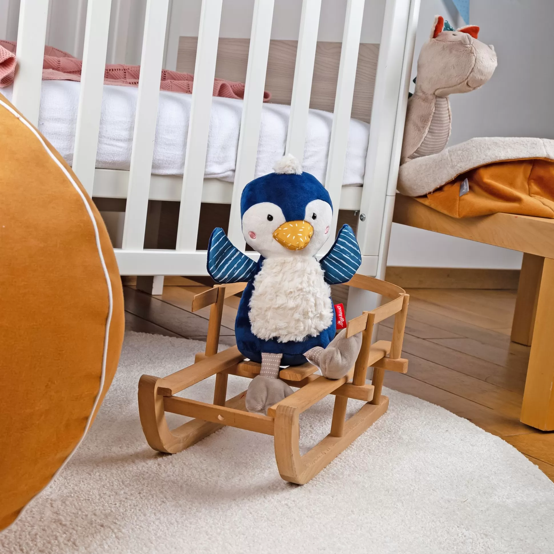 Bebe Sigikid Kuscheltier Pinguin, Patchwork Sweety