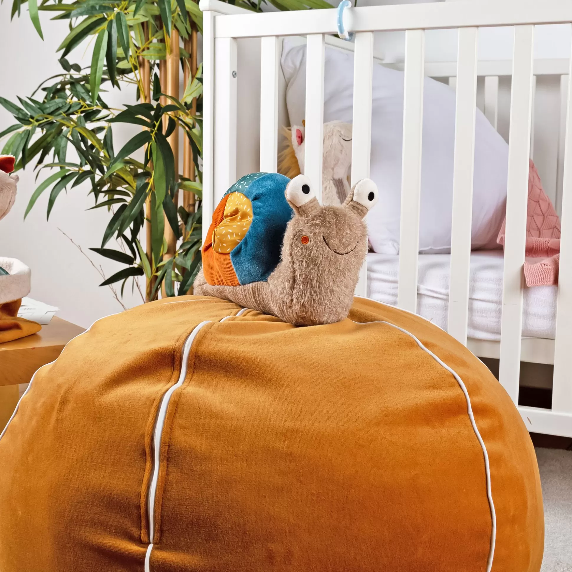Bebe Sigikid Kuscheltier Schnecke, Patchwork Sweety