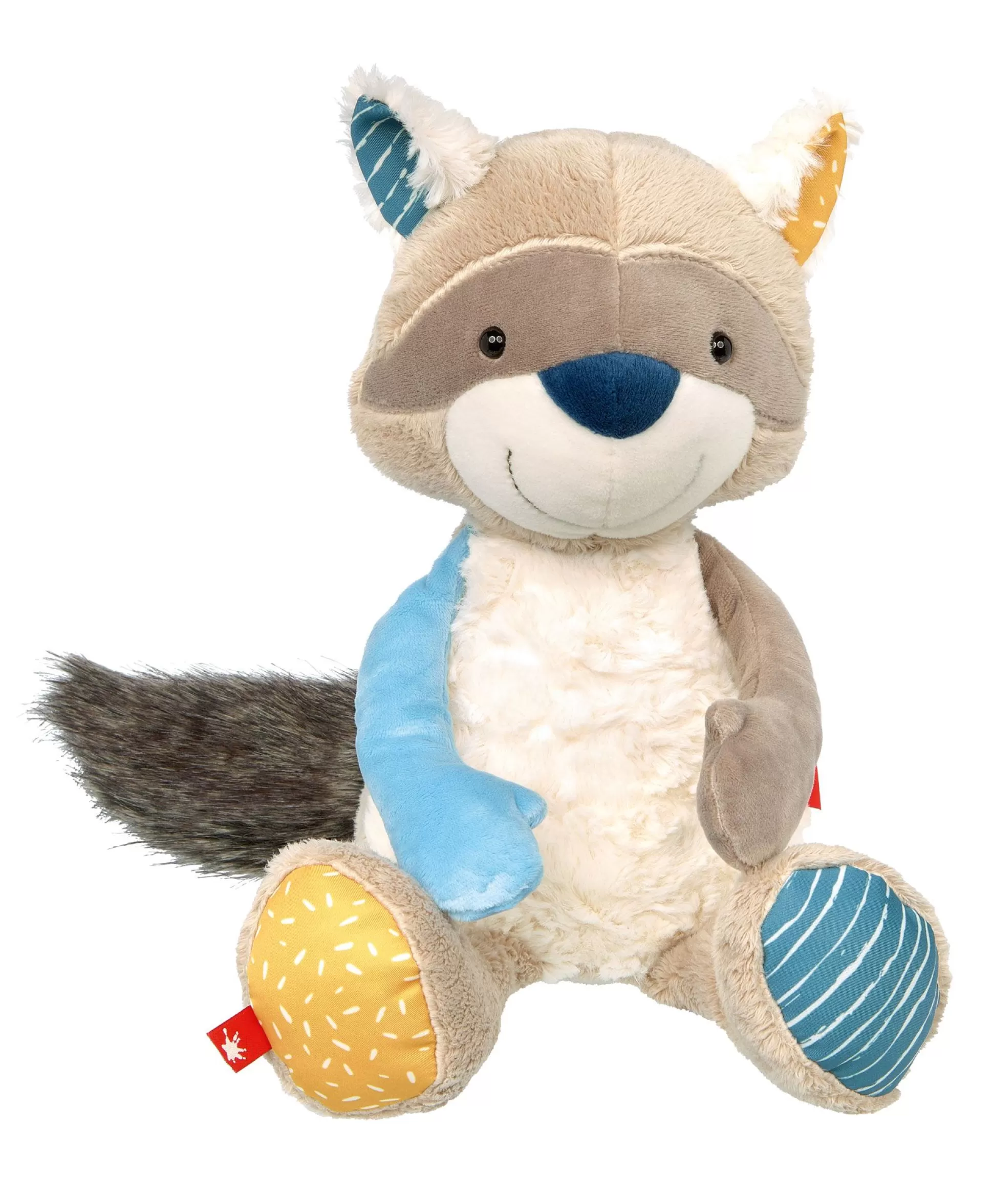 Bebe Sigikid Kuscheltier Waschbar Patchwork Sweety