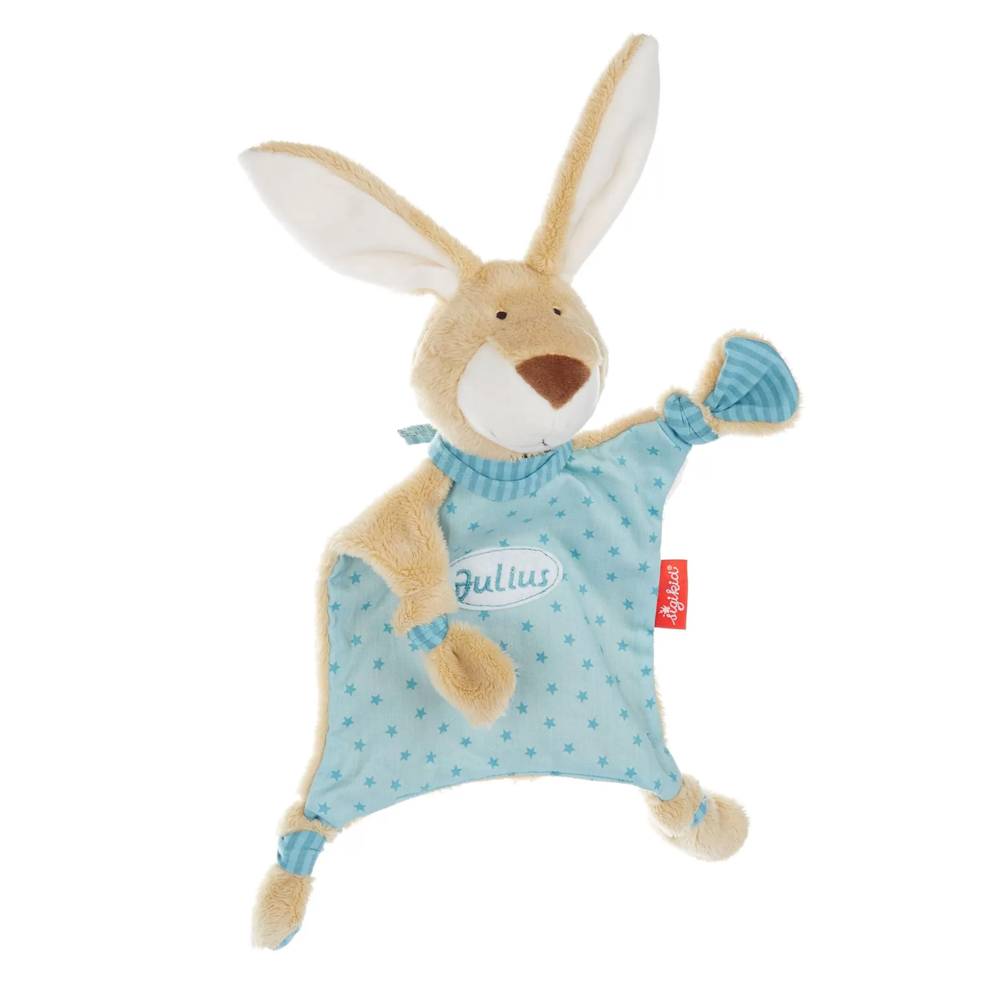 Bebe Sigikid Namensschnuffeltuch Hase Turkis