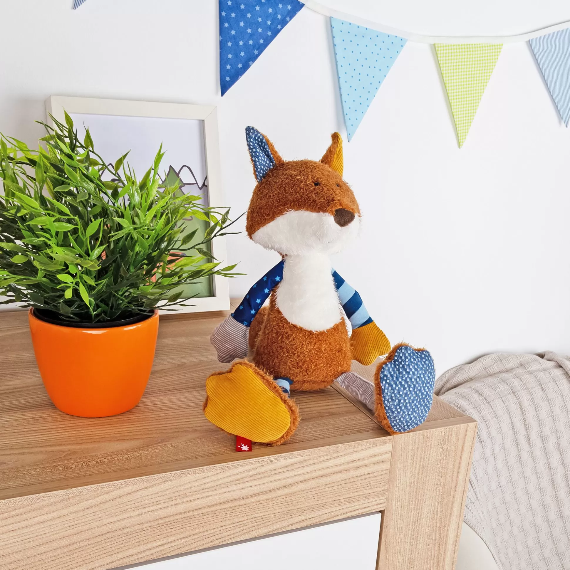 Bebe Sigikid Patchwork Sweety Kuscheltier Fuchs