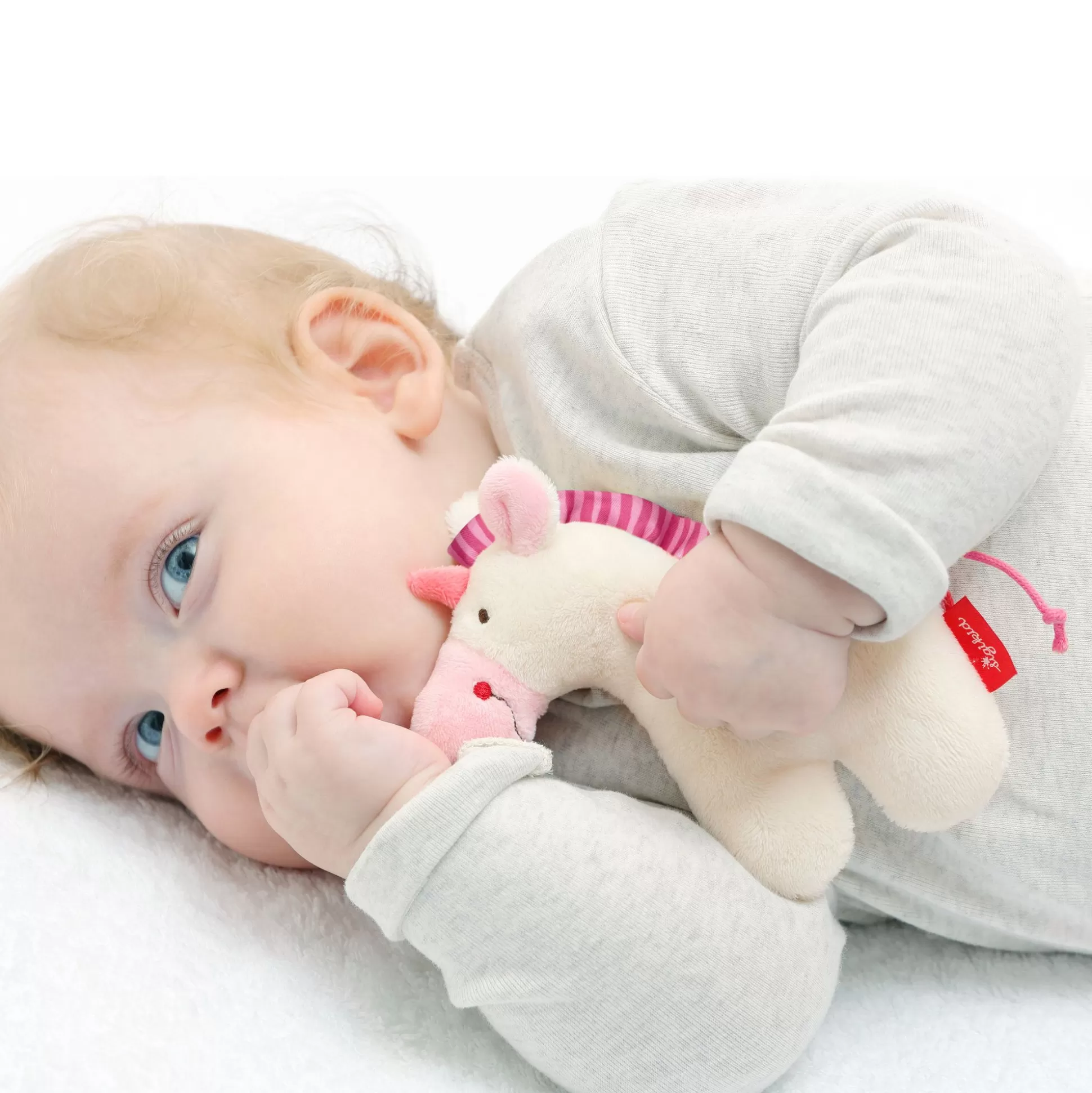 Bebe Sigikid Rassel Einhorn Red Stars