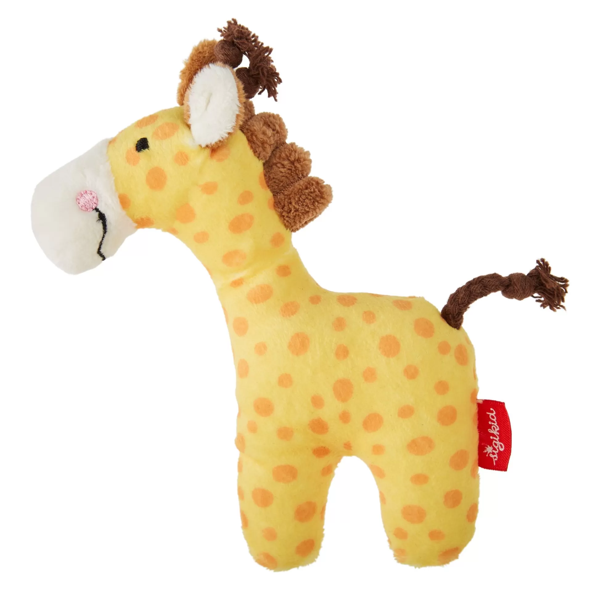 Bebe Sigikid Rassel Giraffe, Red Stars