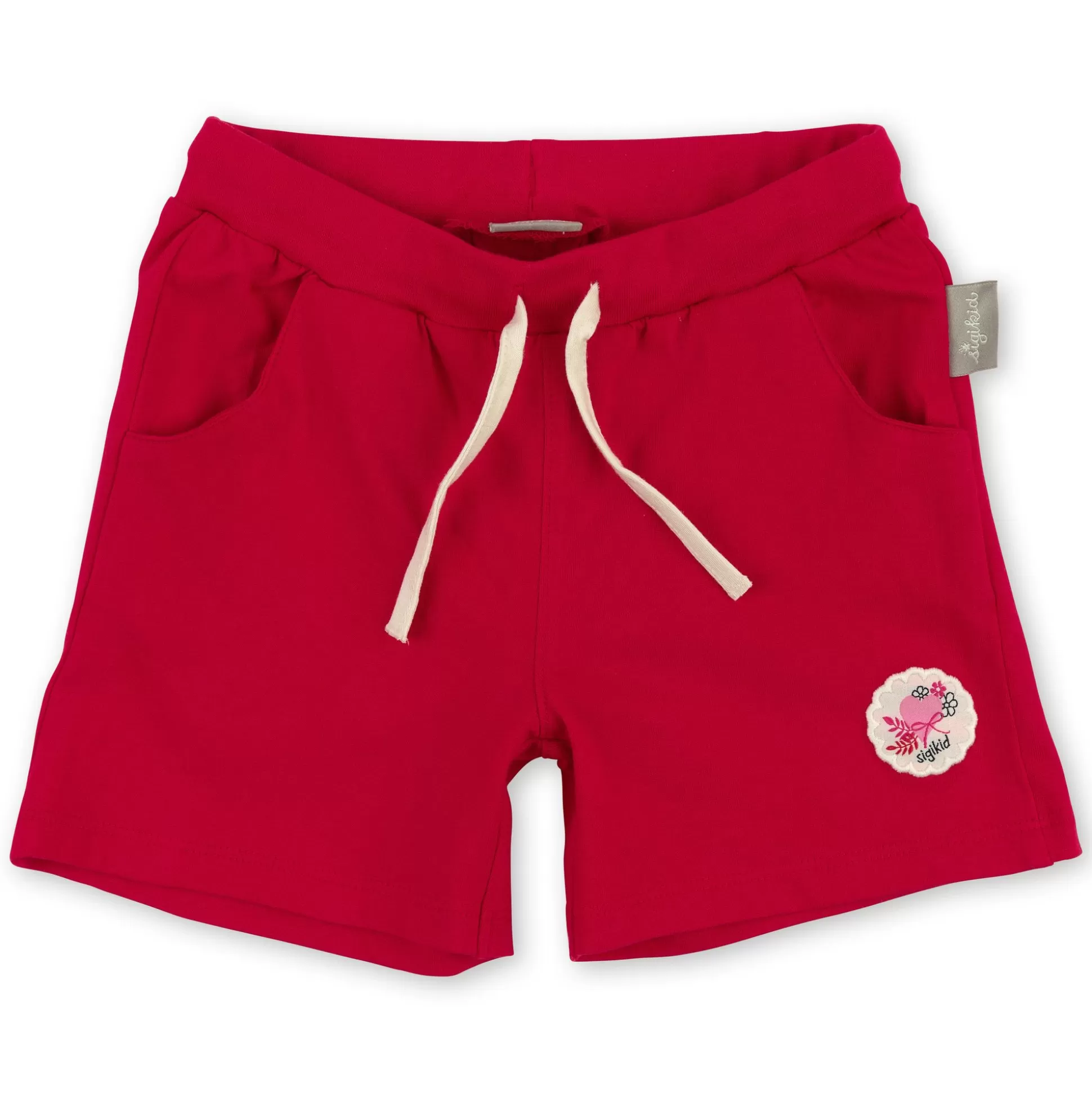 Bebe Sigikid Rote Madchen Shorts Mit Herzchen Patch