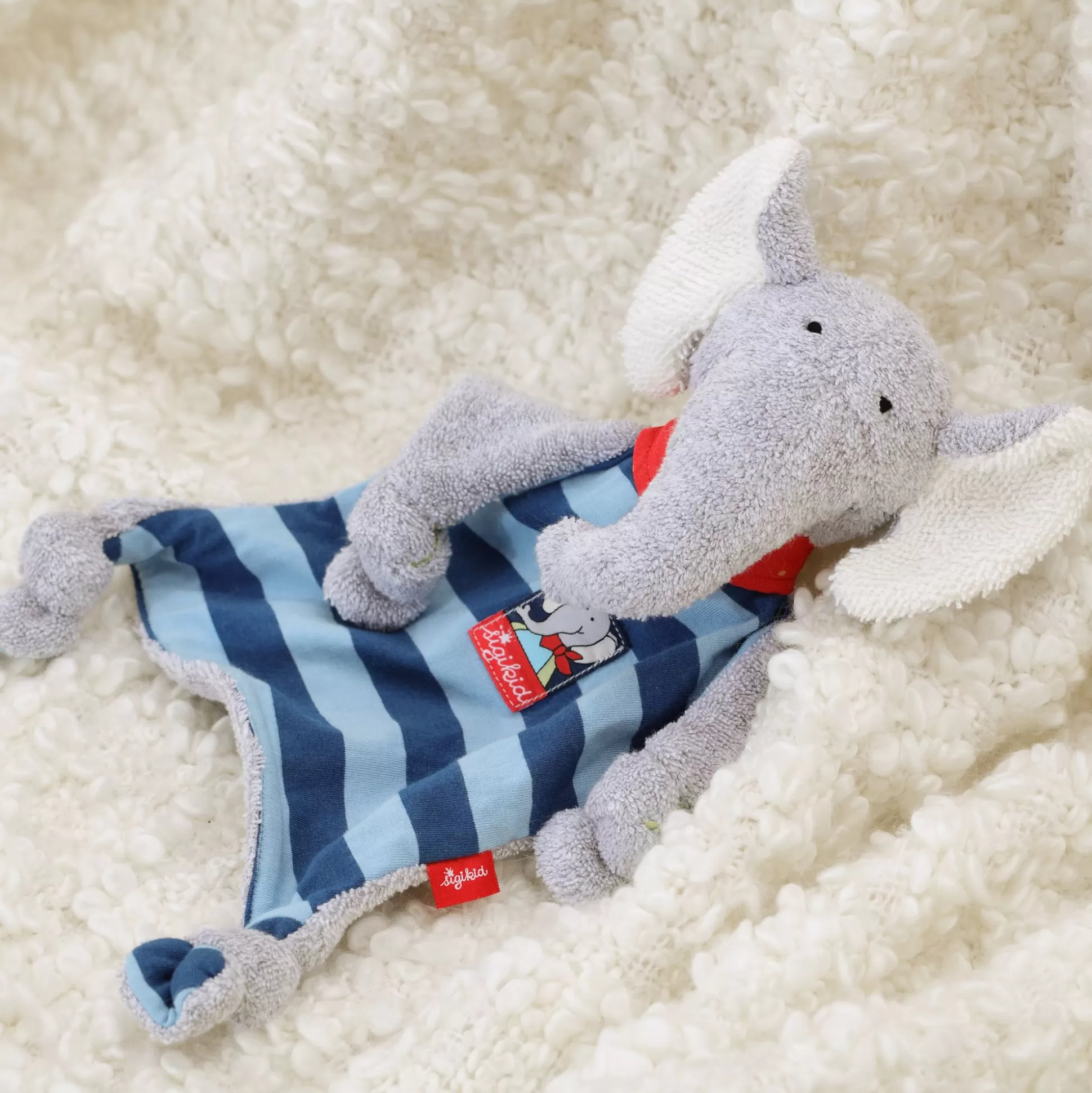 Bebe Sigikid Schnuffeltuch Elefant Lolo Lombardo